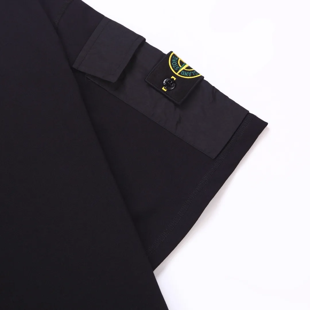 Stone Island Compass Patch Cargo Pocket T-Shirt D14012109 — view 6