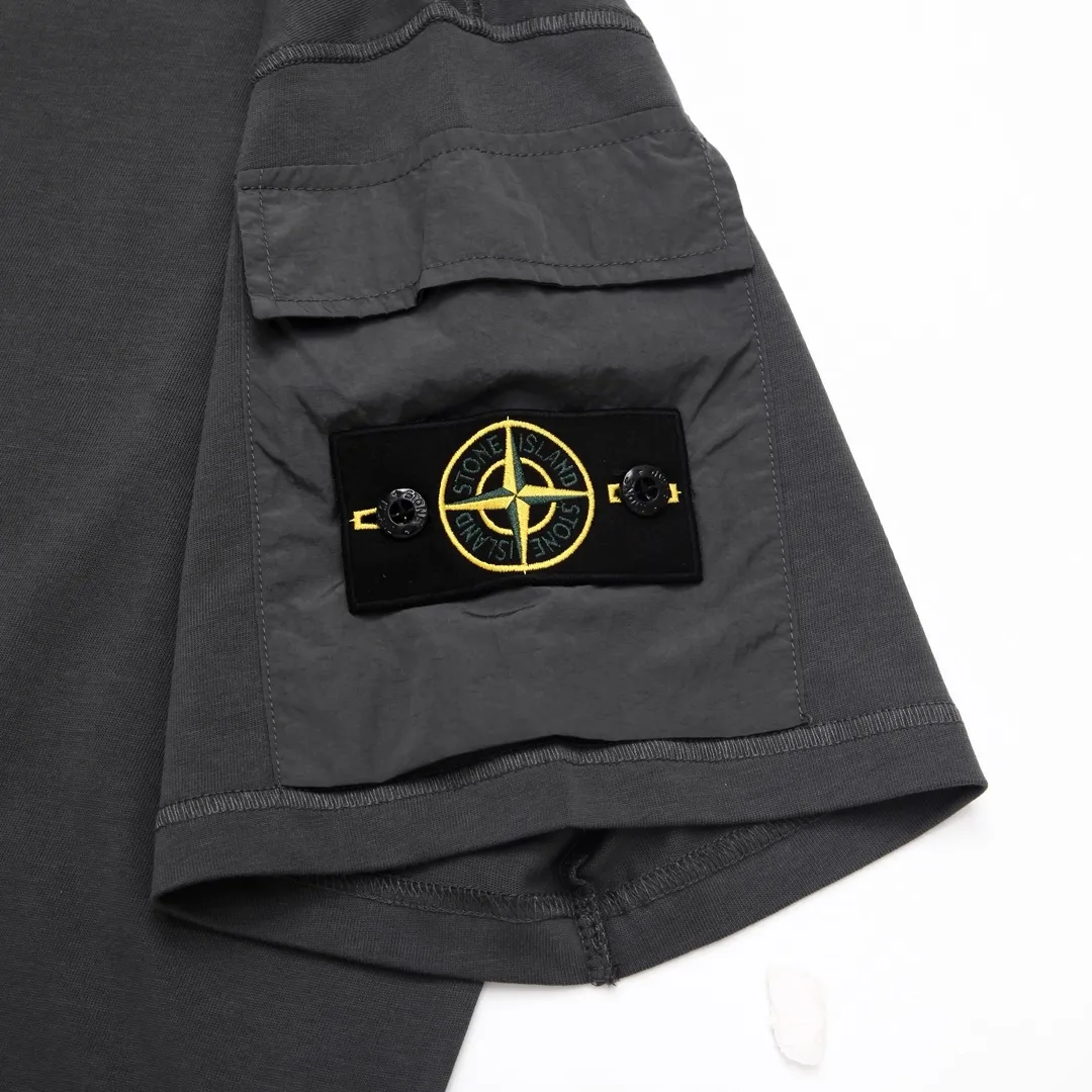 Compass Patch Cargo Pocket T-Shirt D14012107 — view 5