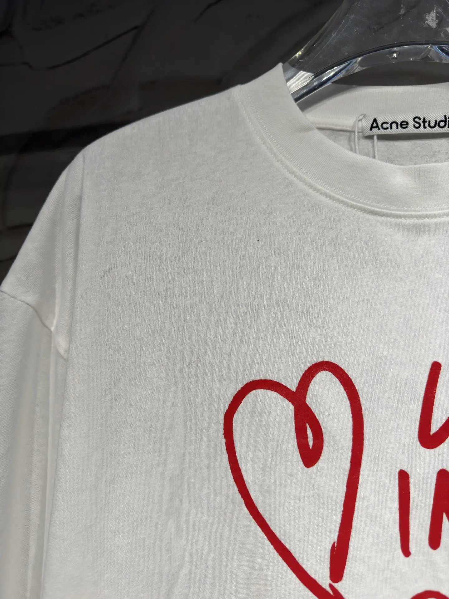 Acne Studios Logo Graphic Long-Sleeve T-Shirt D14523049 — view 3