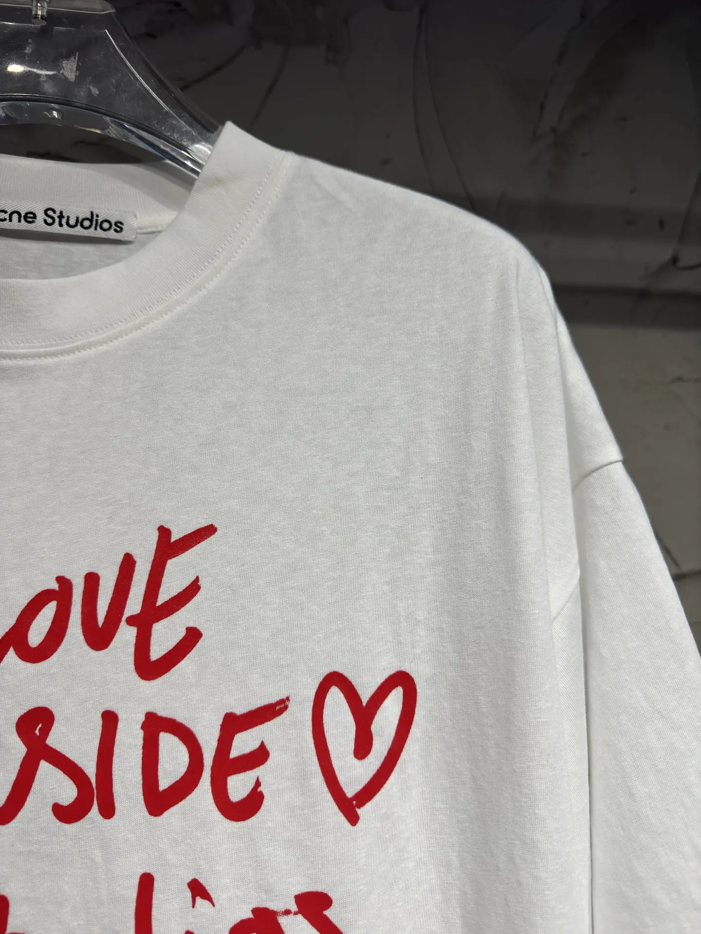 Acne Studios Logo Graphic Long-Sleeve T-Shirt D14523049 — view 4