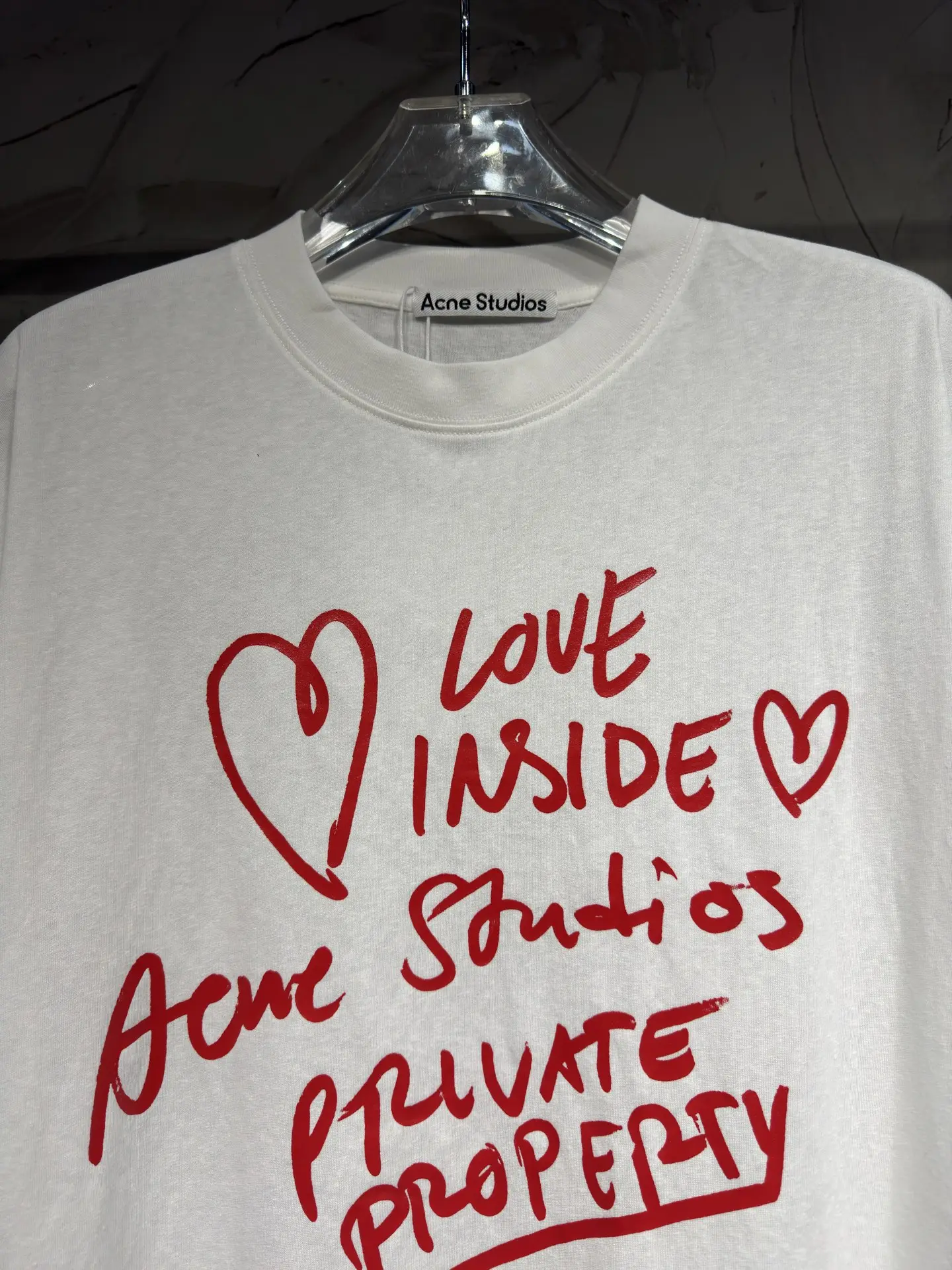 Acne Studios Logo Graphic Long-Sleeve T-Shirt D14523049 — view 5