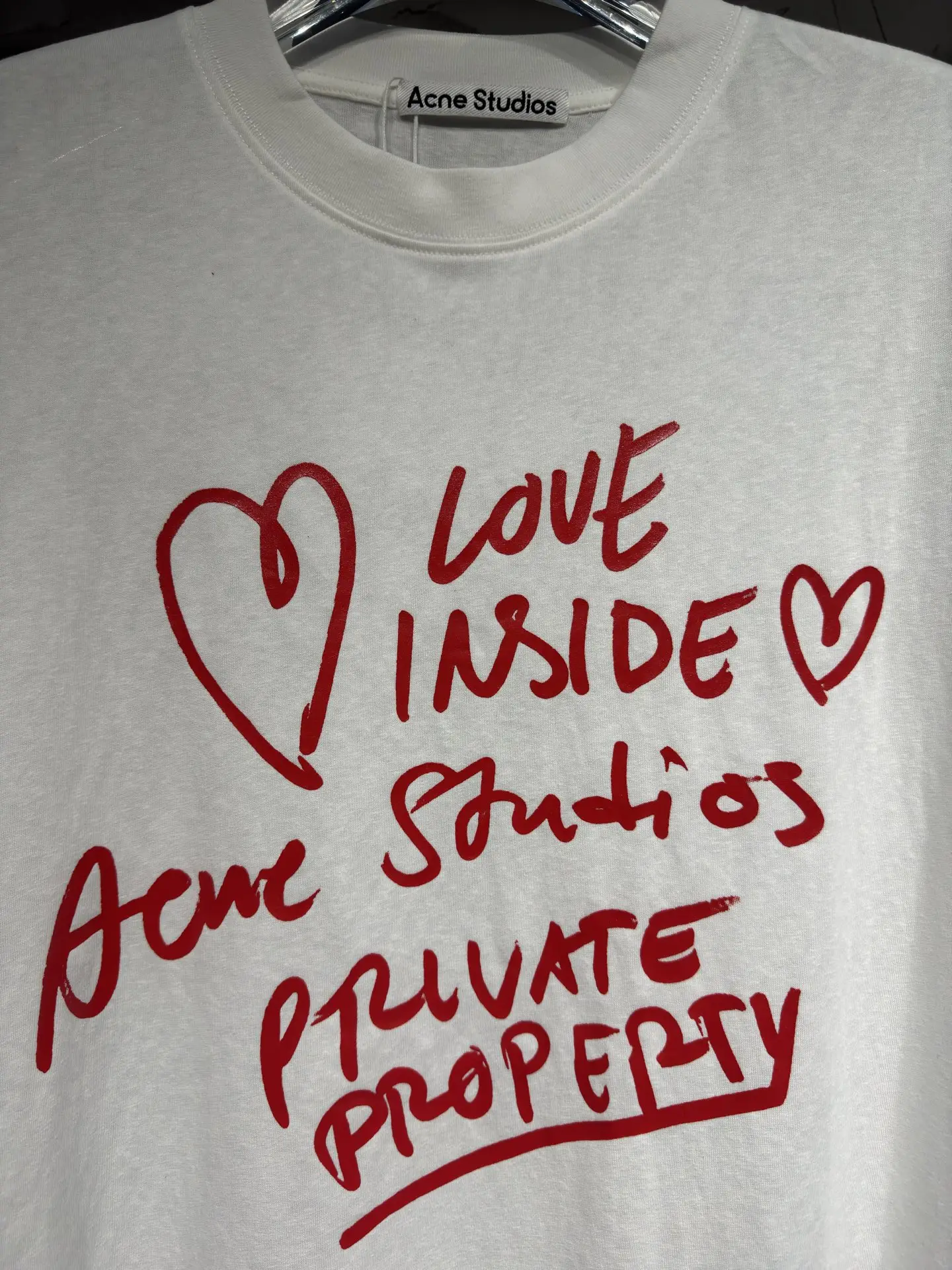 Acne Studios Logo Graphic Long-Sleeve T-Shirt D14523049 — view 9