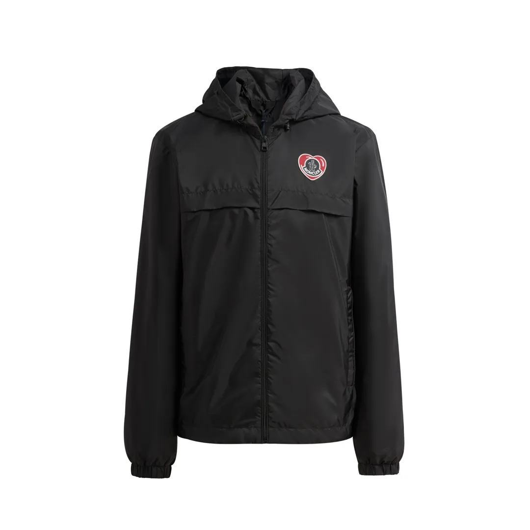 Moncoeur Heart Logo Hooded Nylon Jacket D14520362