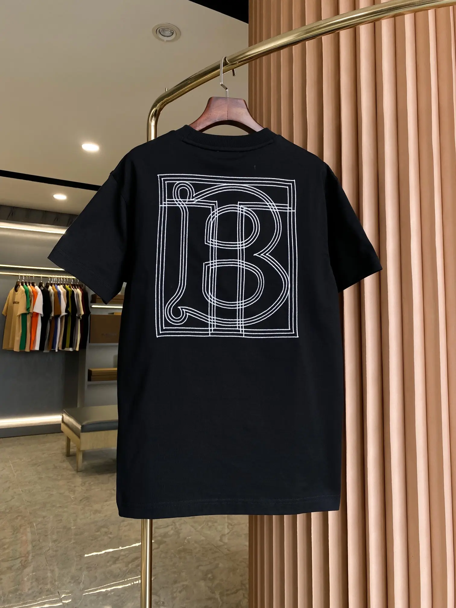 Logo Embroidery Cotton Jersey T-Shirt D14513319 — view 2