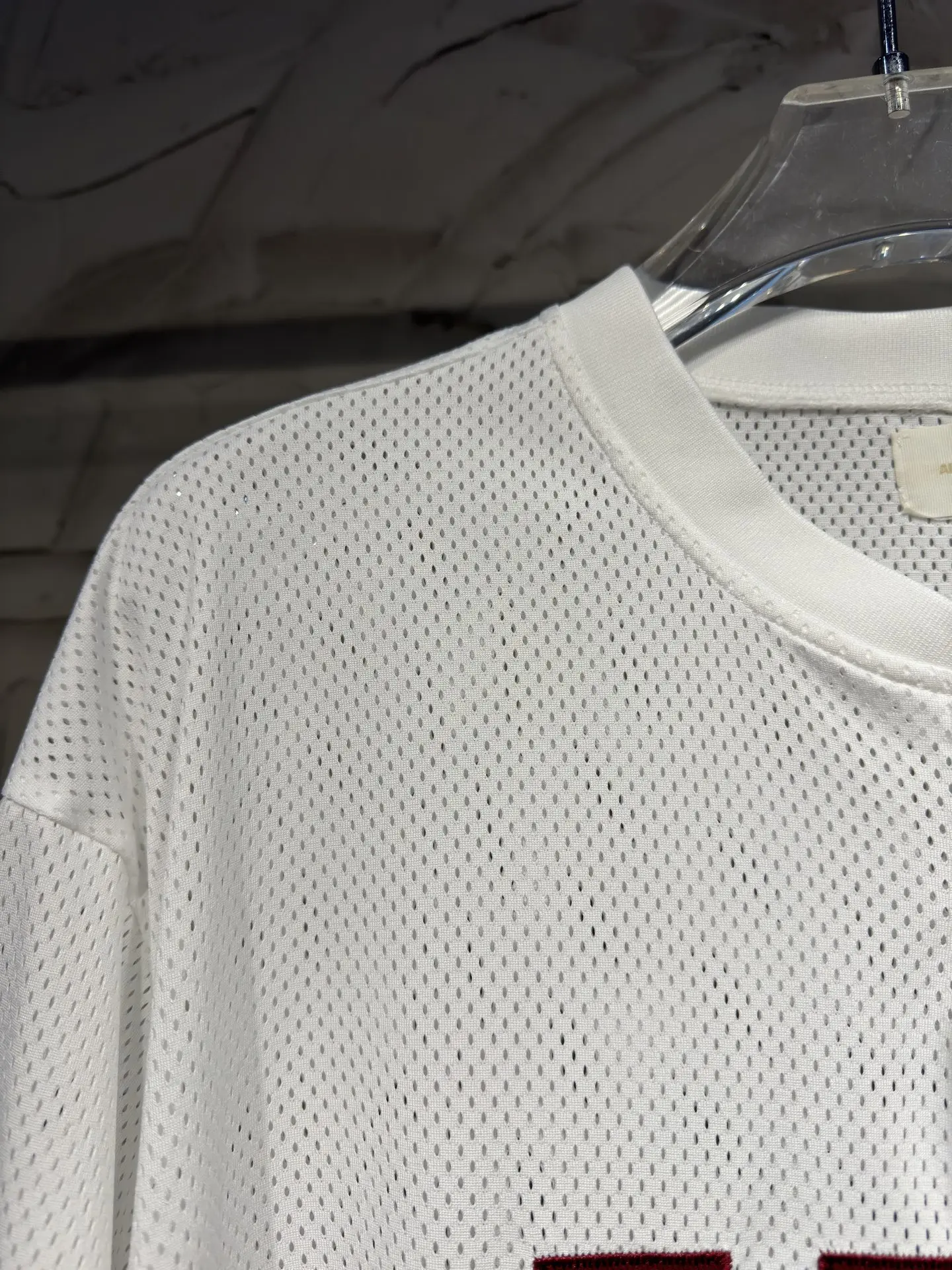 Logo Mesh Henley Baseball T-Shirt D14523030 — view 3