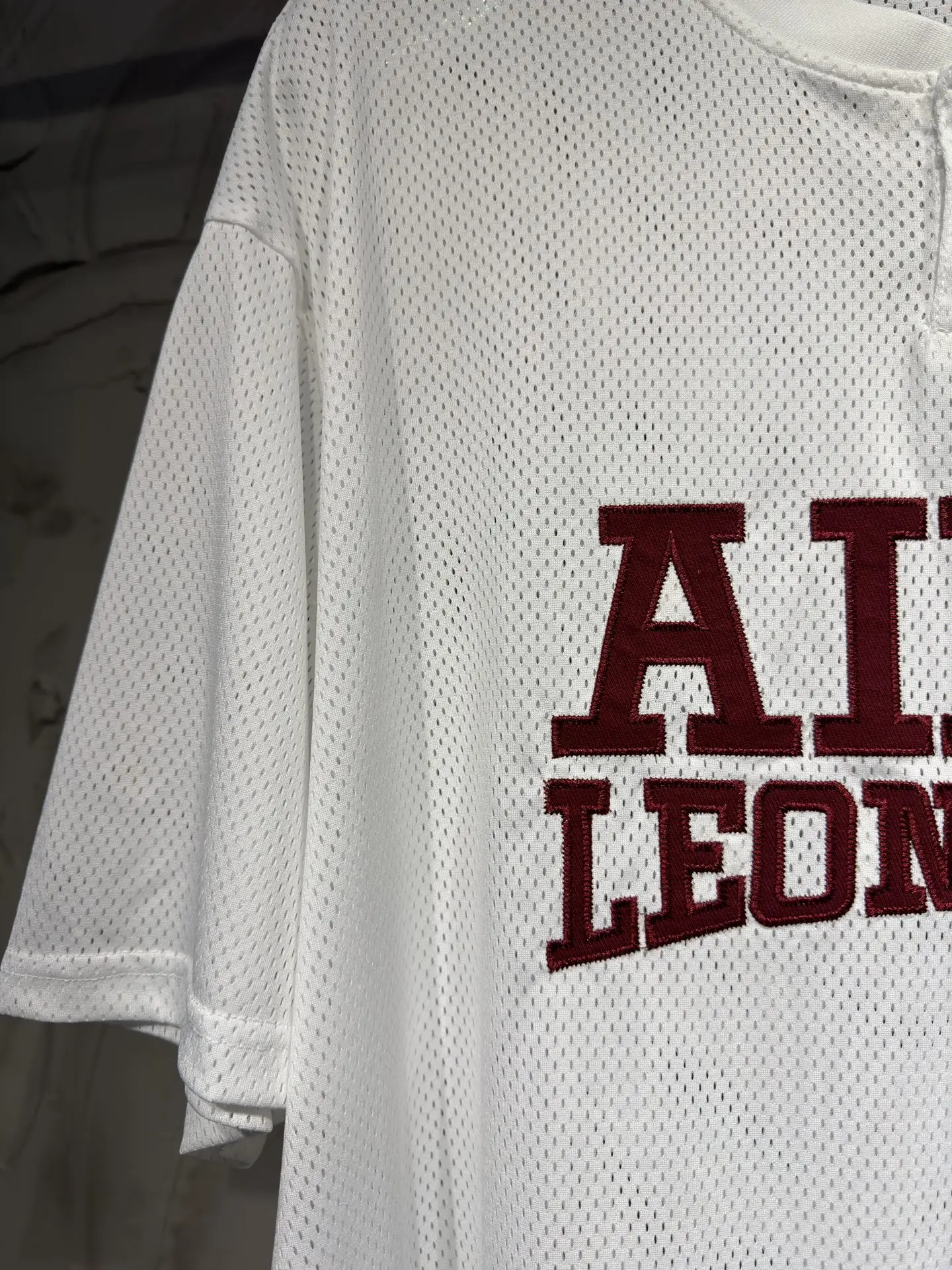 Logo Mesh Henley Baseball T-Shirt D14523030 — view 4