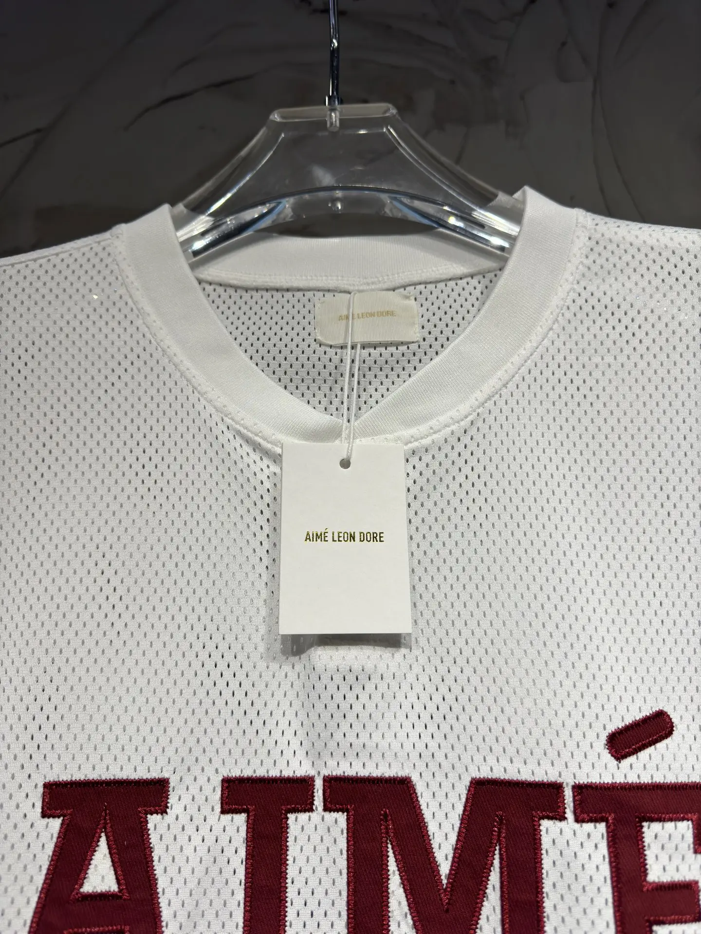 Logo Mesh Henley Baseball T-Shirt D14523030 — view 8