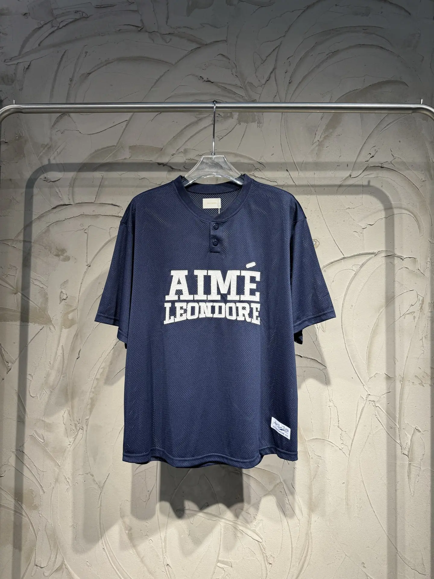 Mesh Henley Baseball T-Shirt D14523029