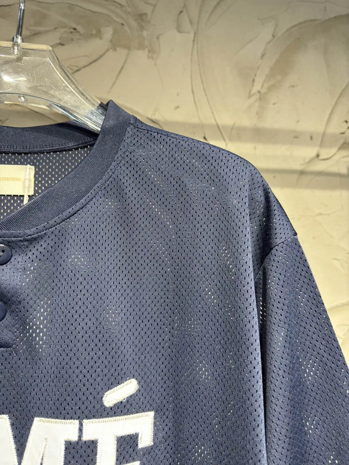 Mesh Henley Baseball T-Shirt D14523029 — view 4