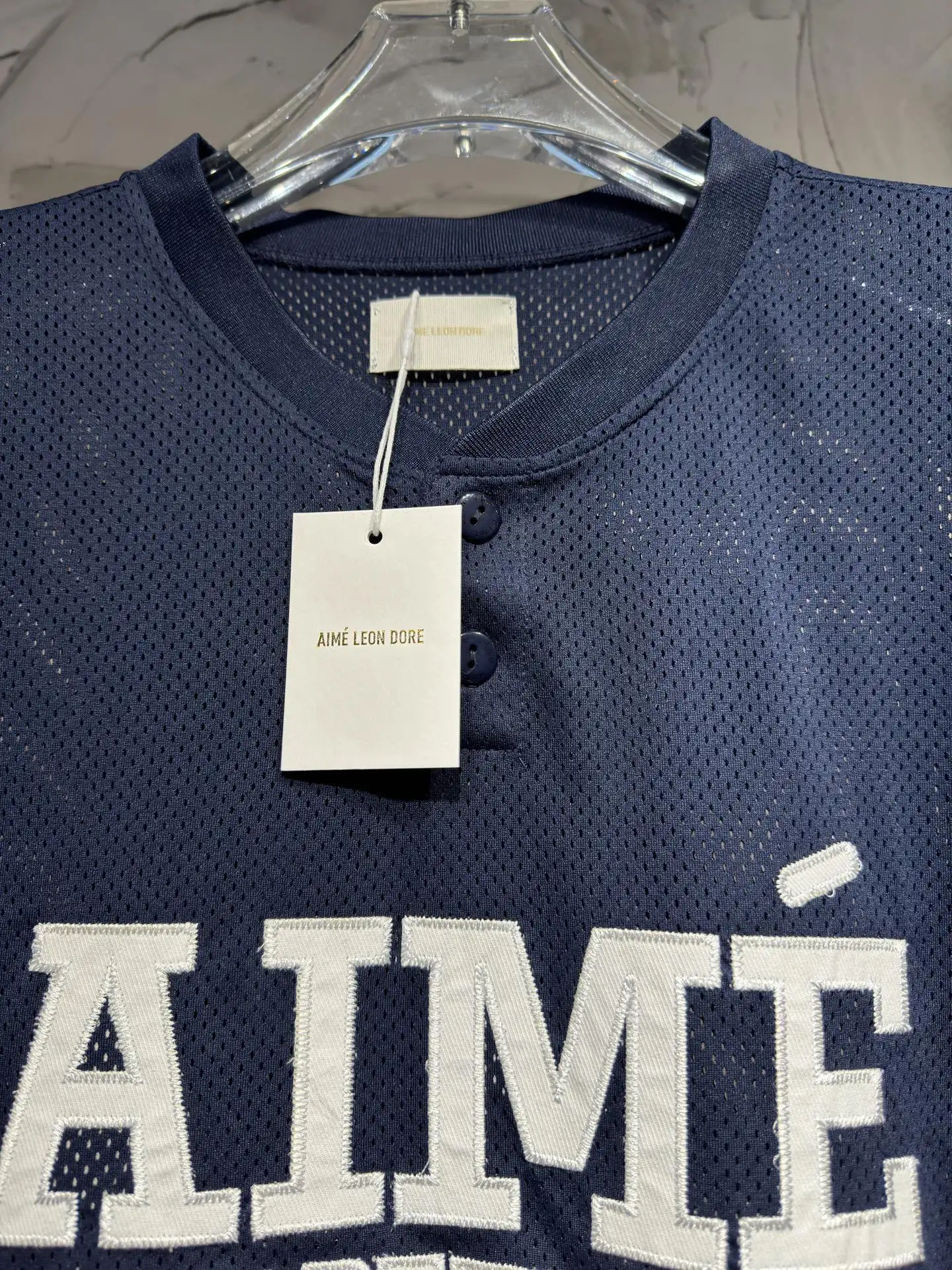 Mesh Henley Baseball T-Shirt D14523029 — view 11