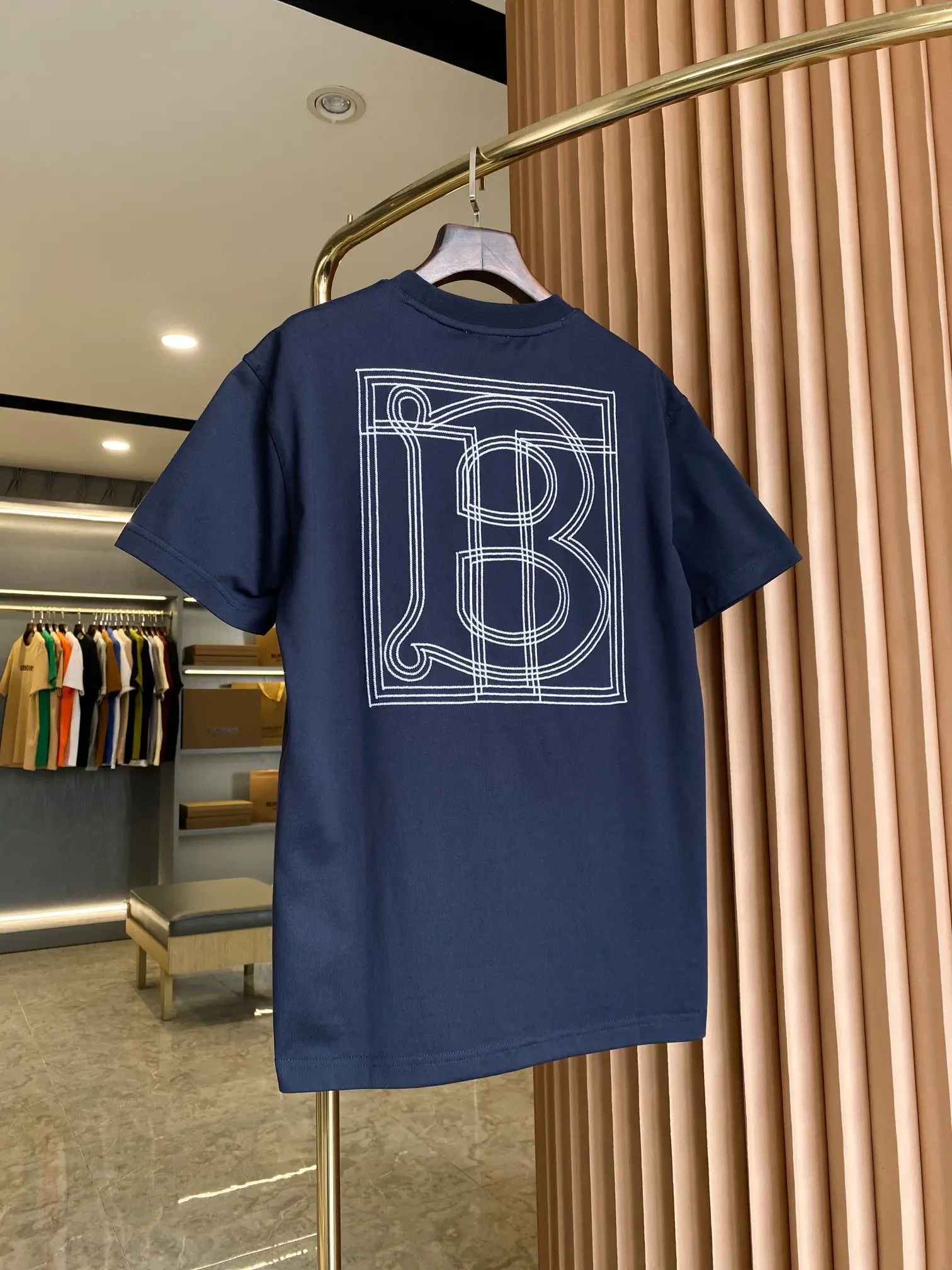 Logo Embroidery Cotton Jersey T-Shirt D14513316 — view 9