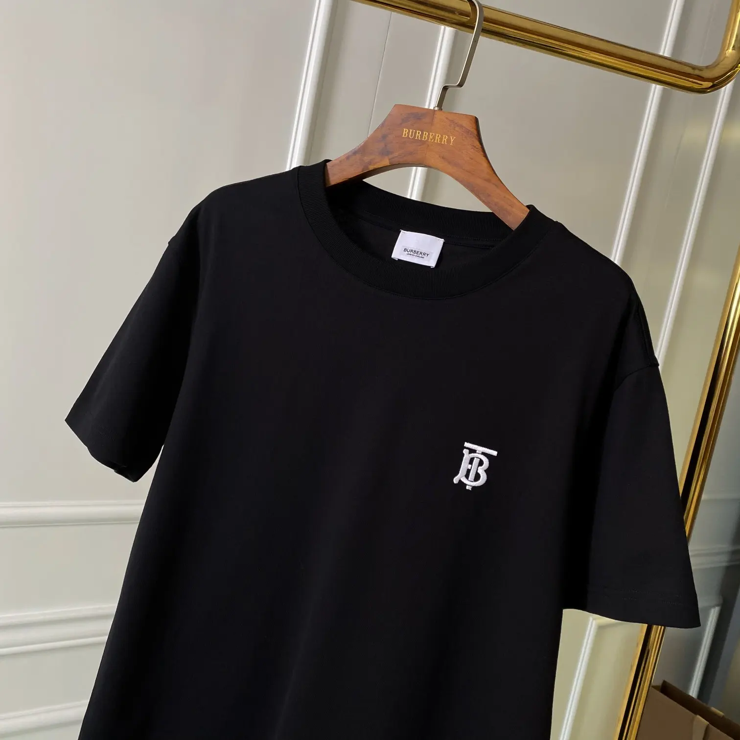 Monogram Motif Embroidered Cotton T-Shirt D14513305 — view 2