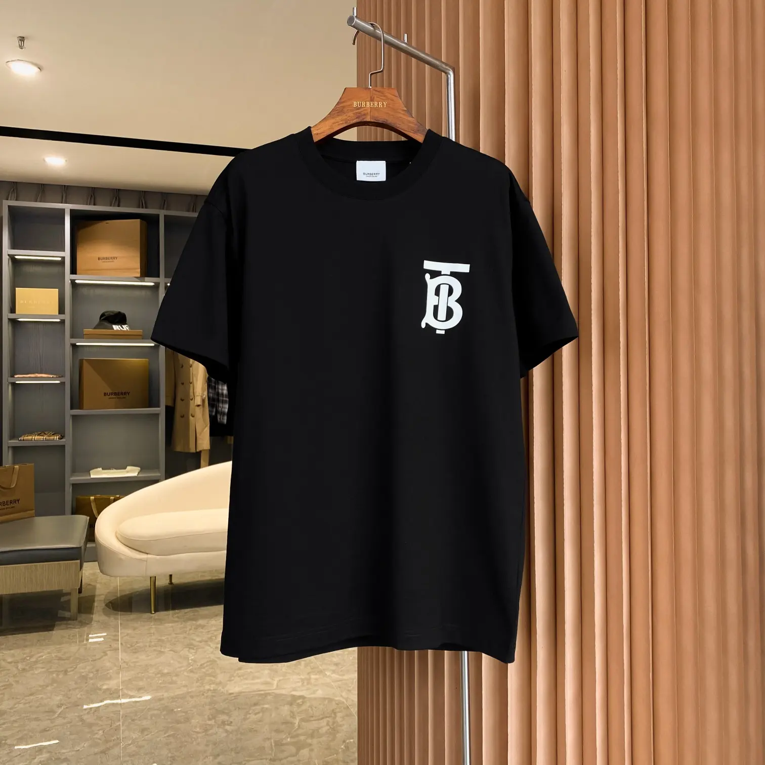 TB Monogram Logo Cotton T-Shirt D14513307