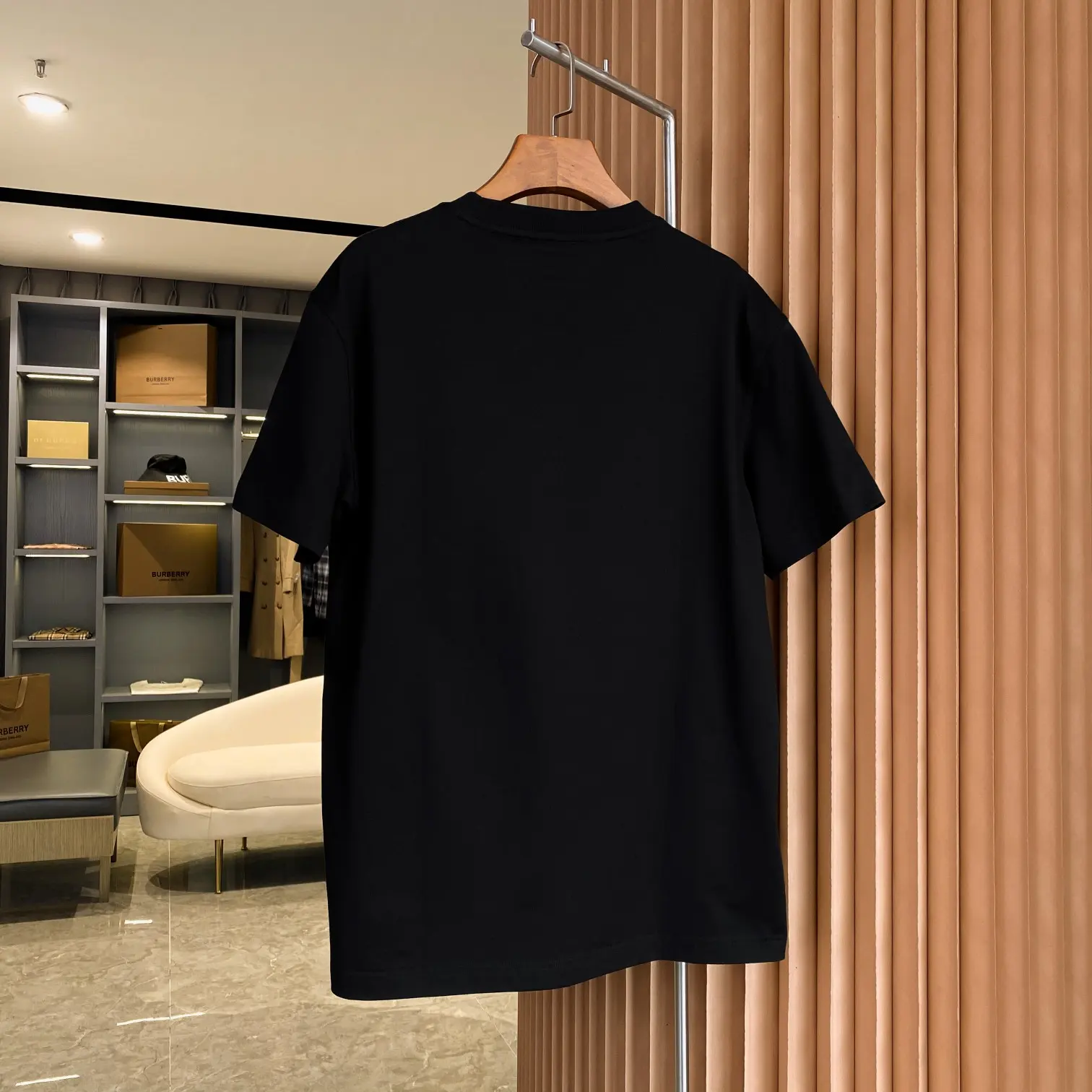 TB Monogram Logo Cotton T-Shirt D14513307 — view 9