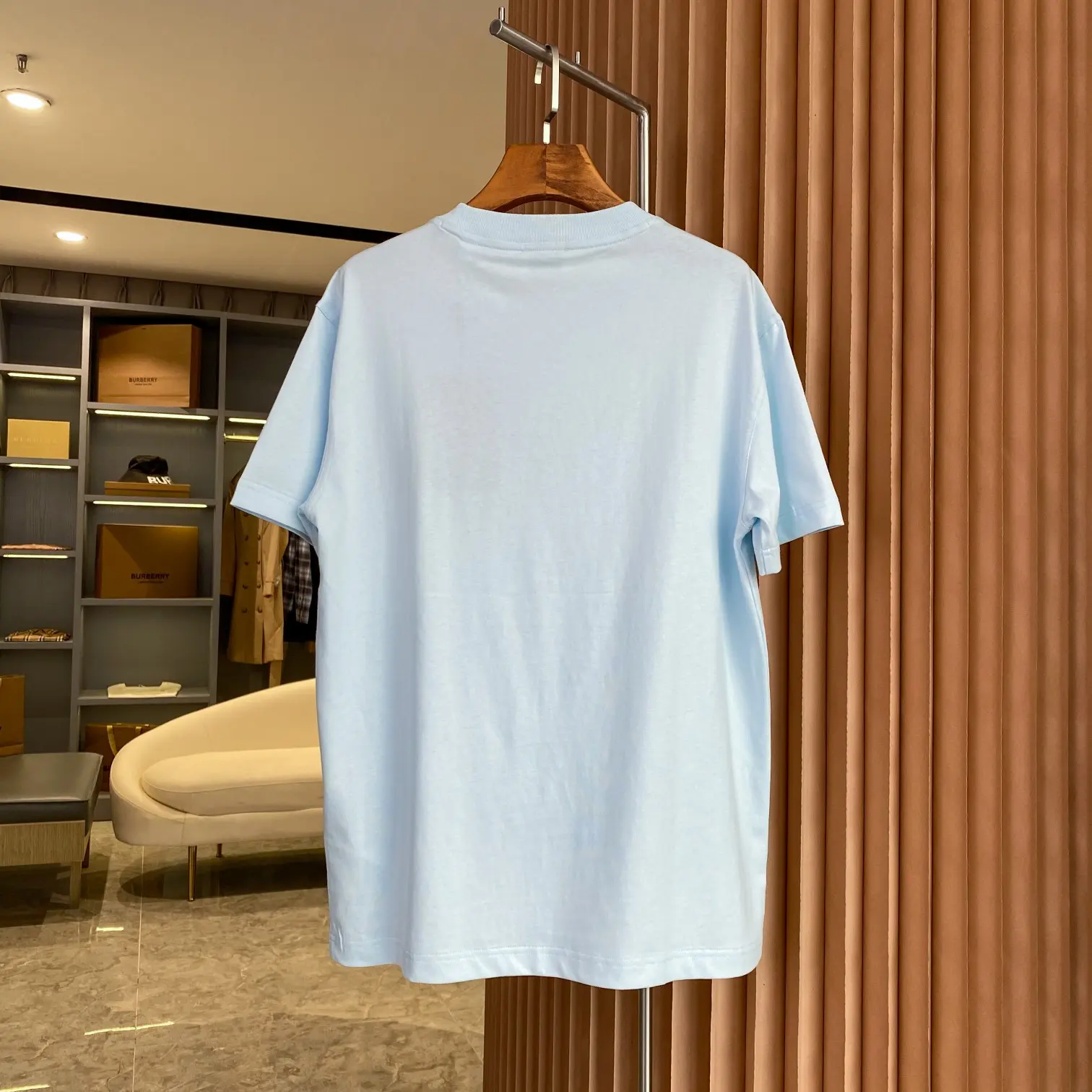 TB Monogram Logo Cotton T-Shirt D14513306 — view 9