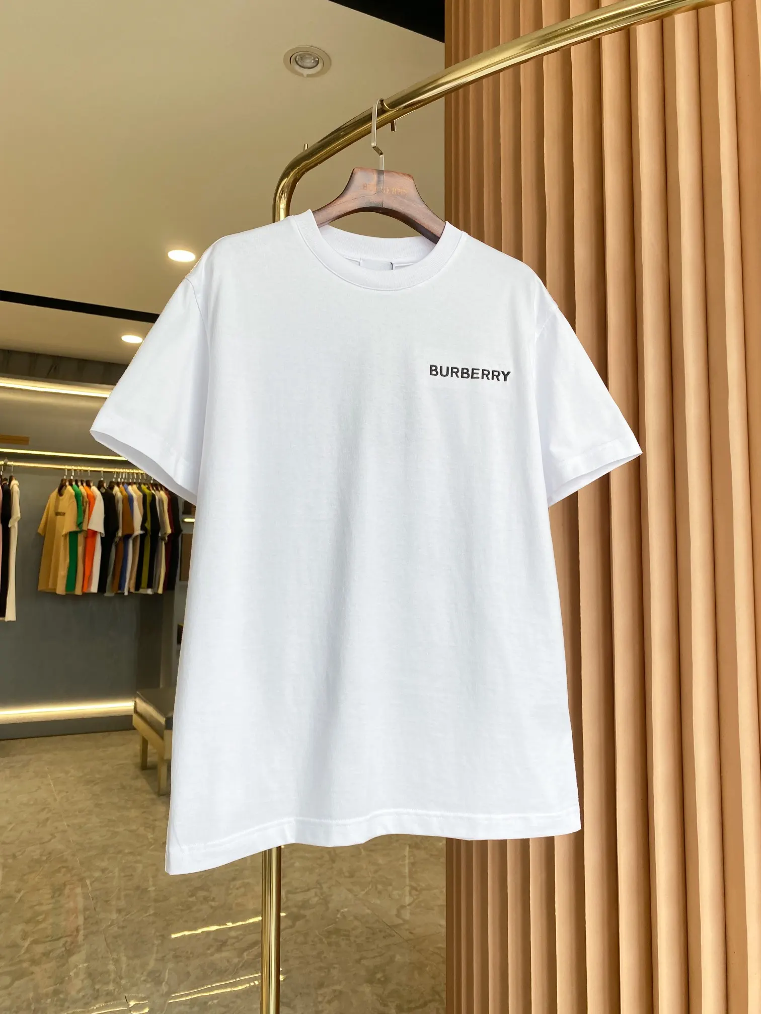 Logo Embroidery Cotton Jersey T-Shirt D14513320