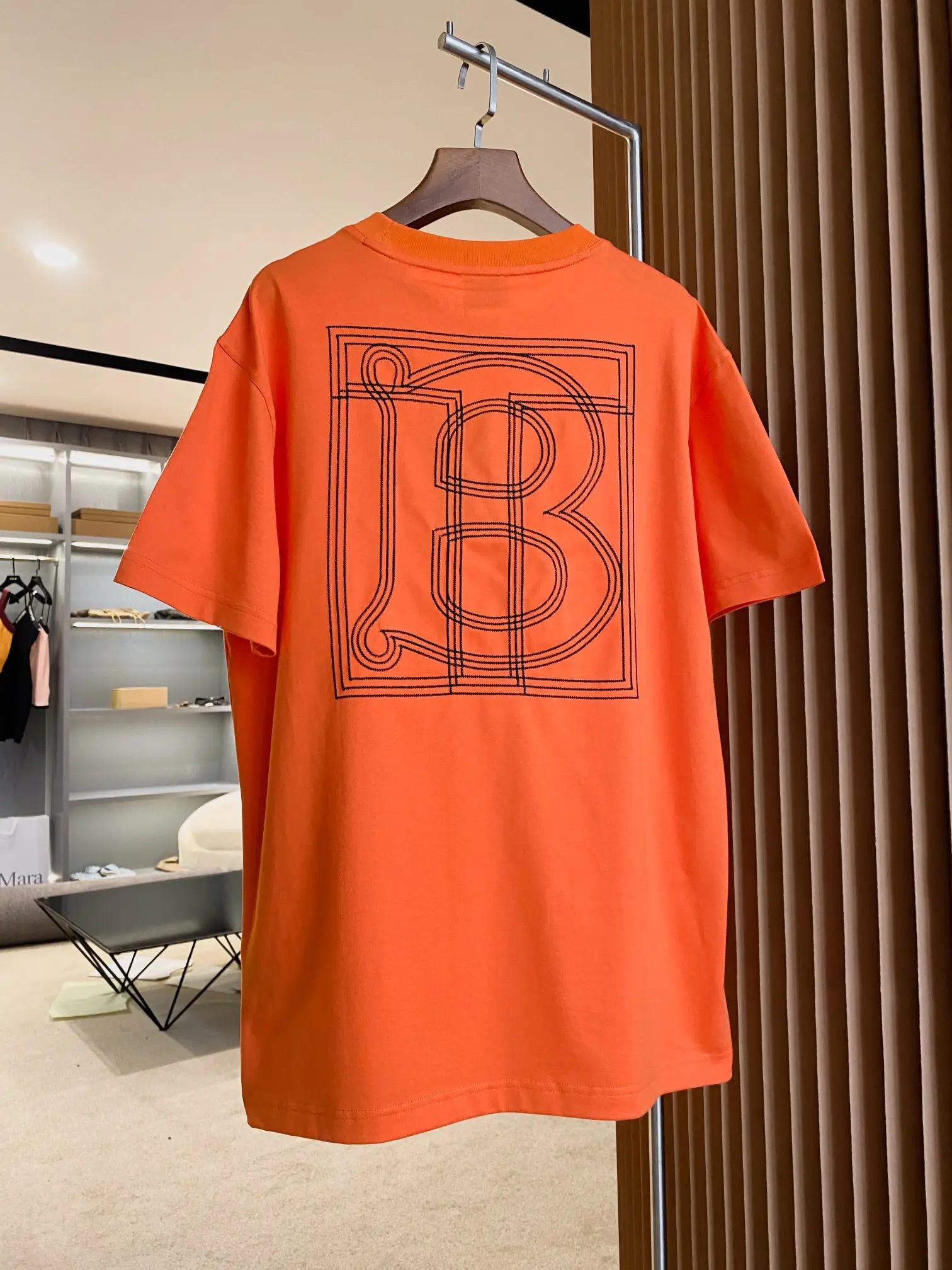 Logo Embroidery Cotton Jersey T-Shirt D14513317 — view 7