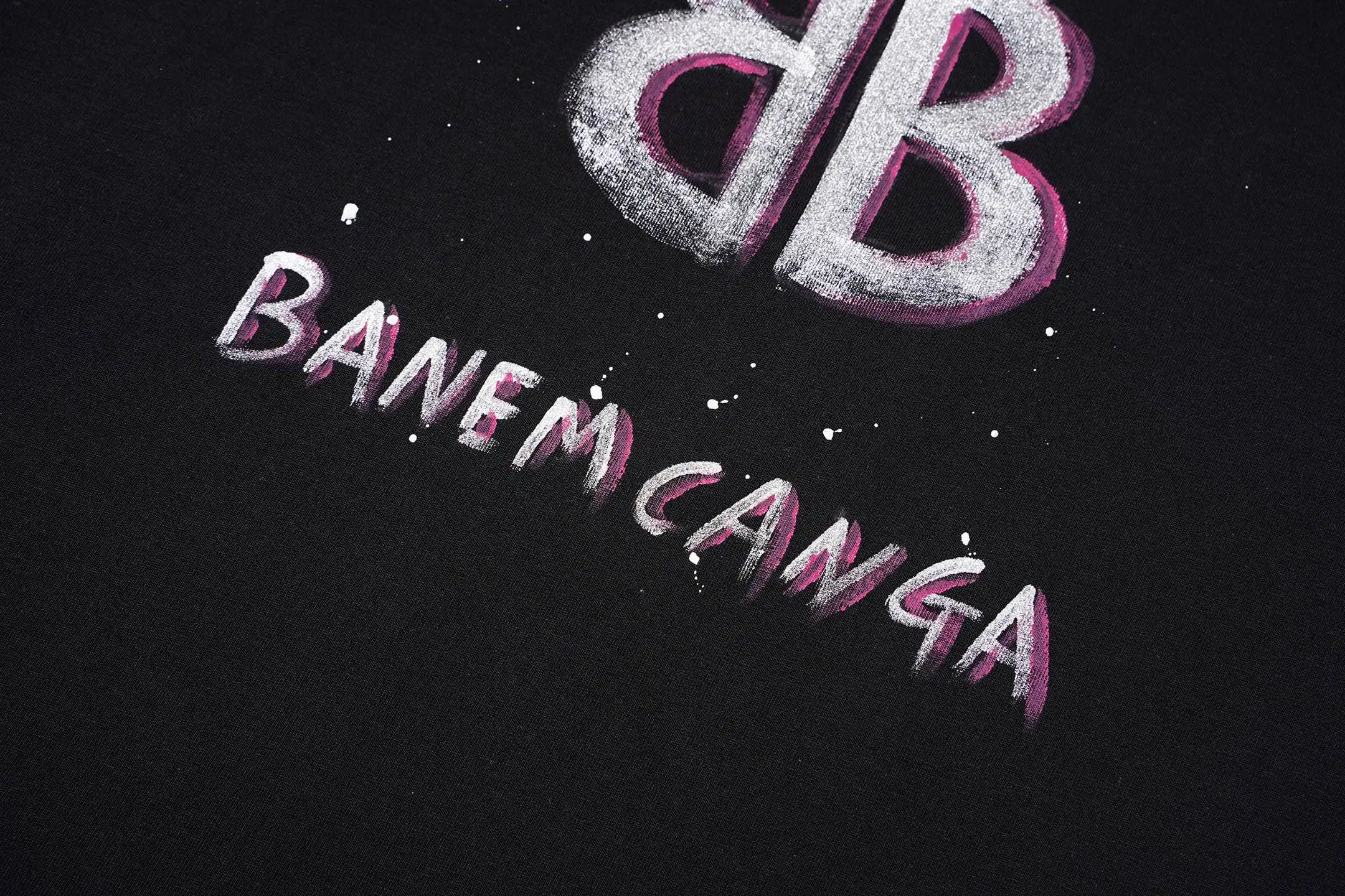 Hand-Painted Logo Oversized T-Shirt D14515095 — view 5