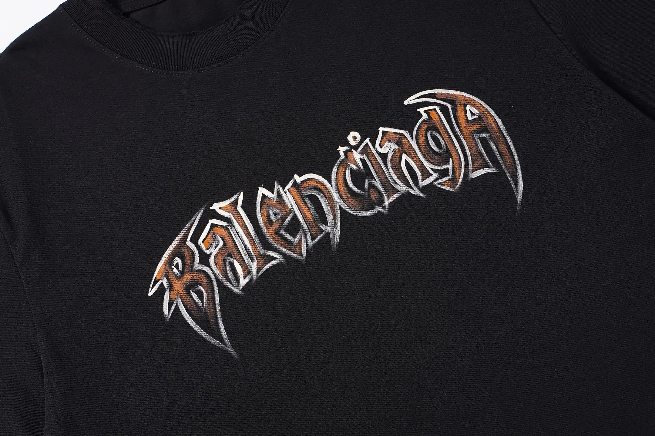 Logo Graphic Oversized Cotton T-Shirt D14515093 — view 3