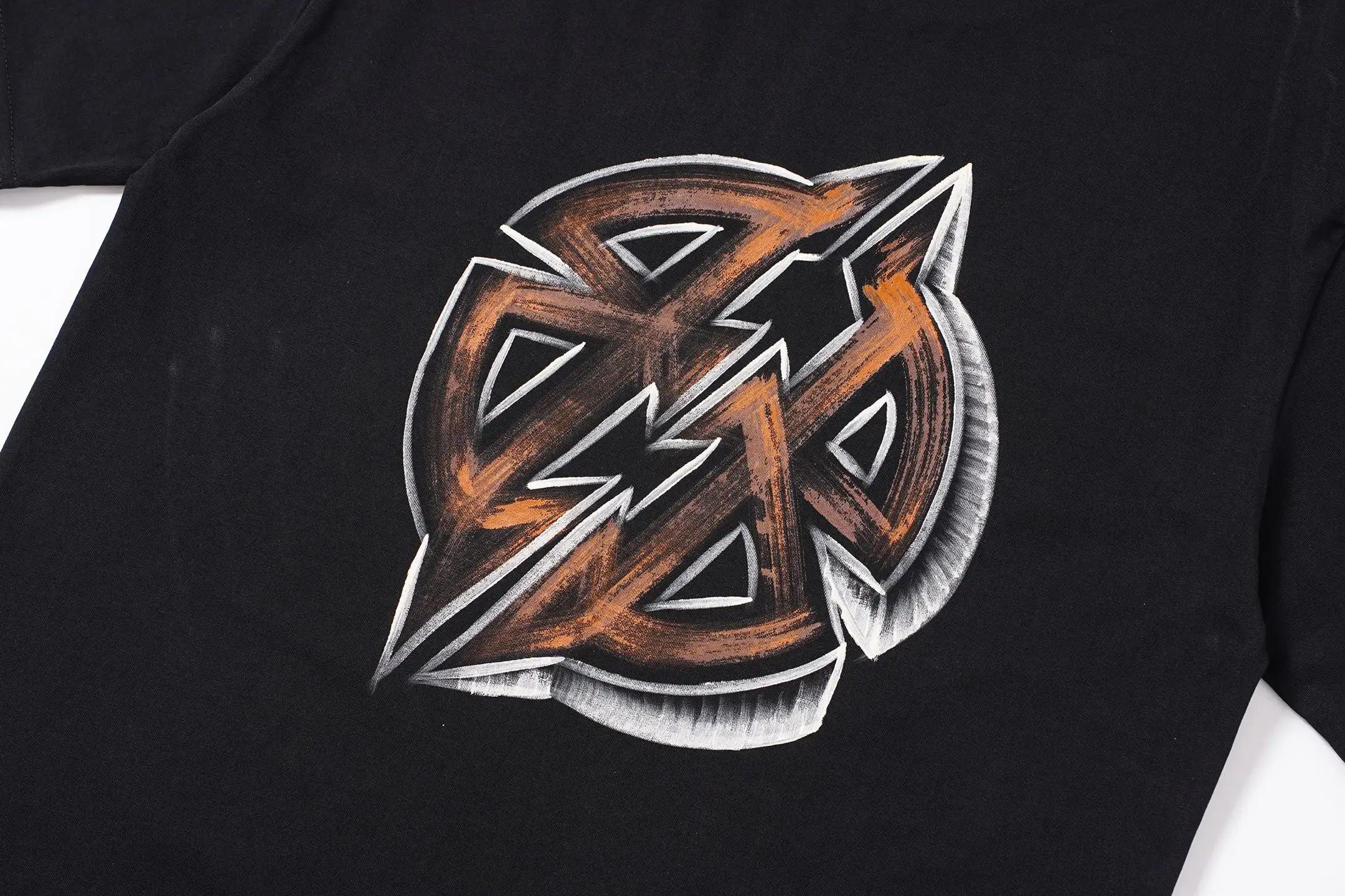 Logo Graphic Oversized Cotton T-Shirt D14515093 — view 8