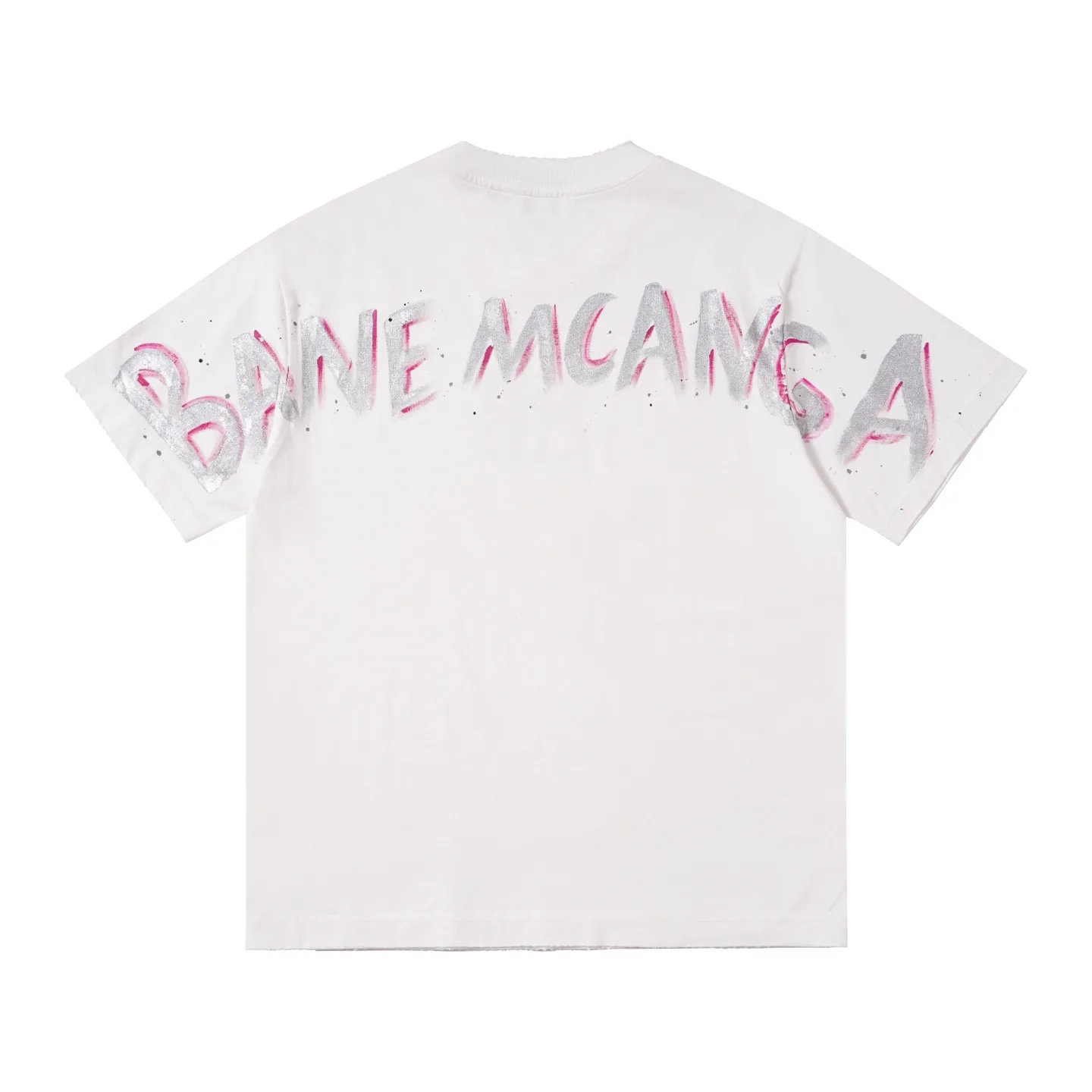Hand-Painted Logo Oversized T-Shirt D14515096 — view 2