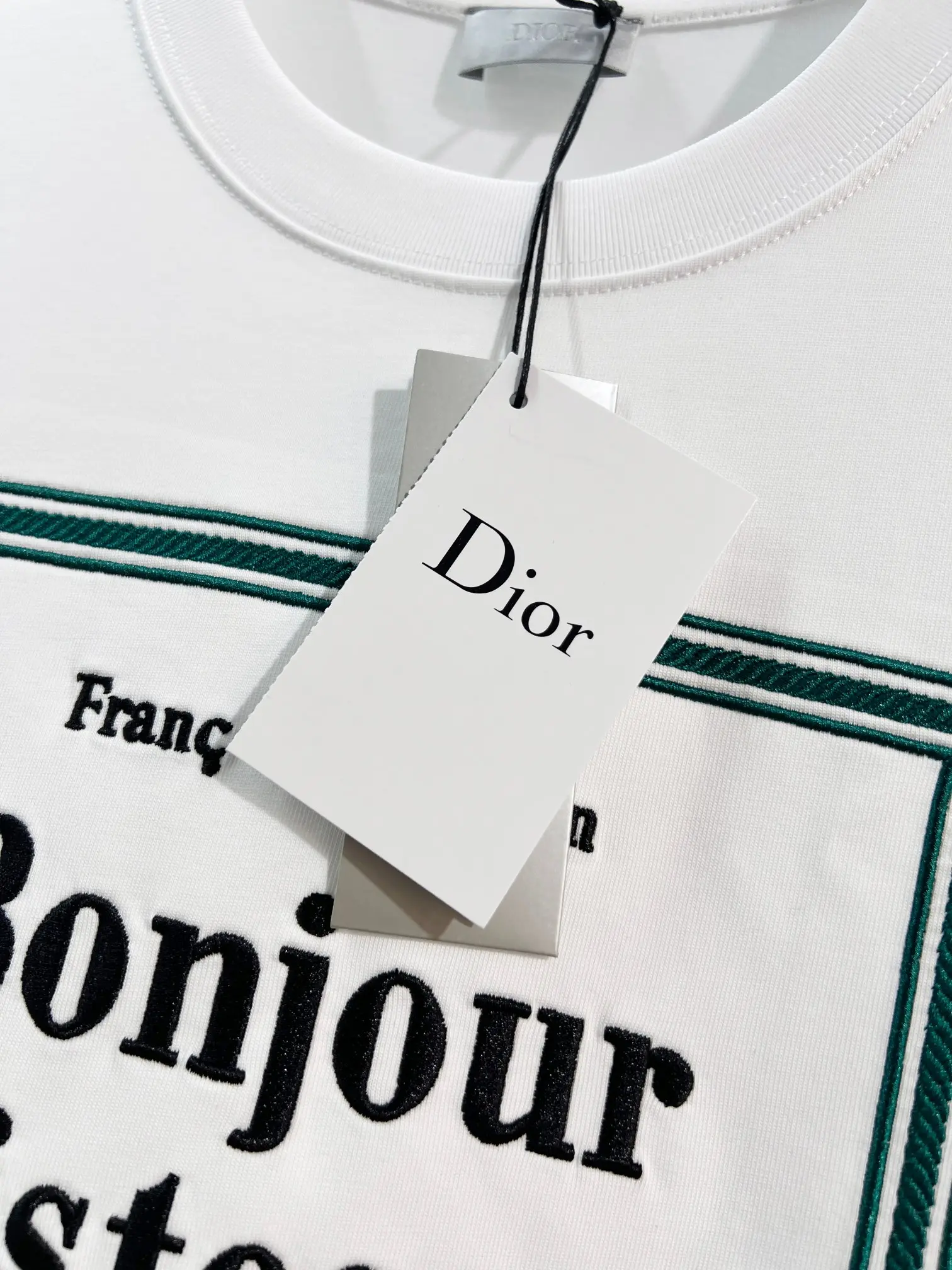 Bonjour Tristesse Embroidered Cotton T-Shirt D14513068 — view 4