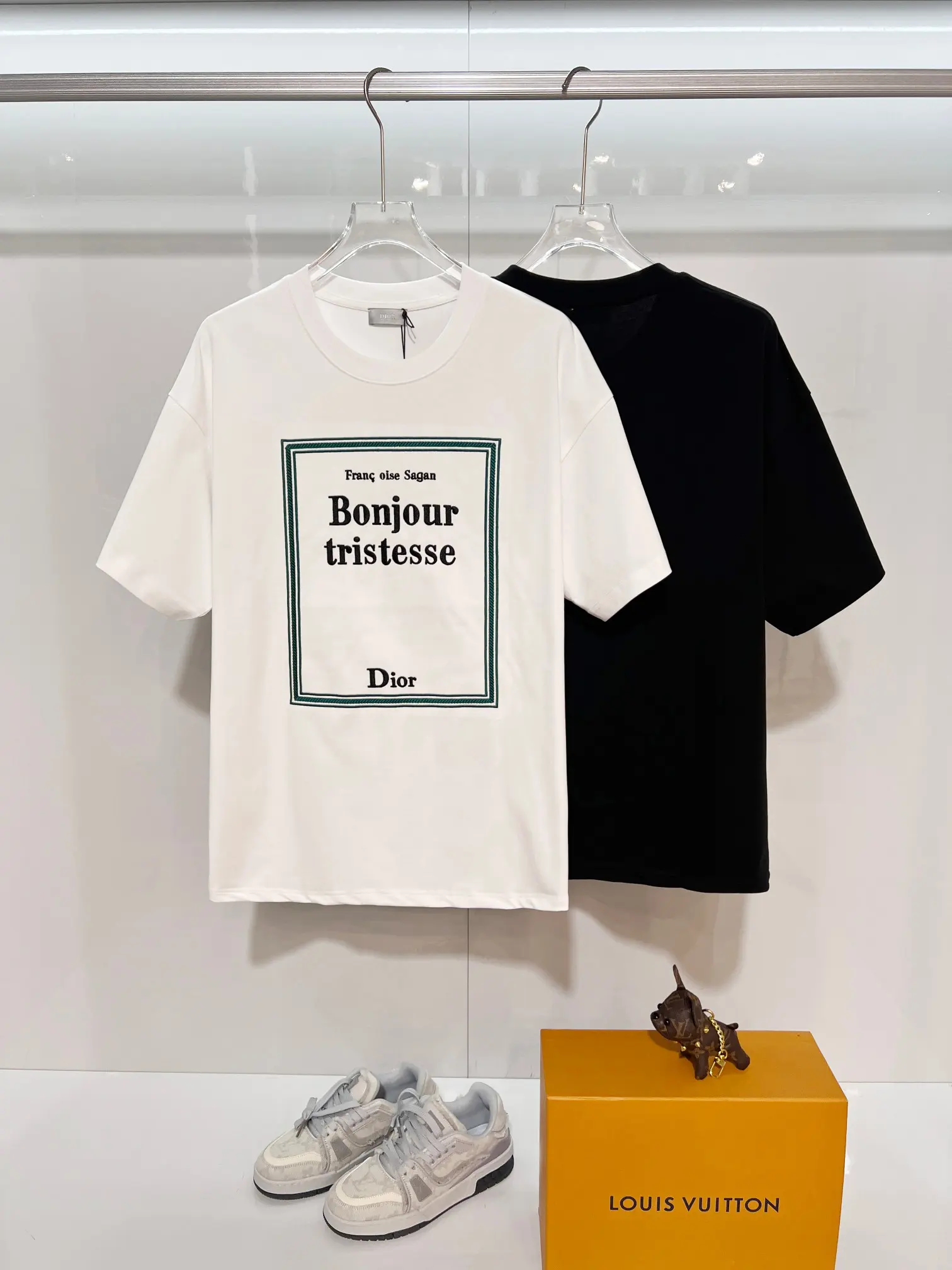 Bonjour Tristesse Embroidered Cotton T-Shirt D14513068 — view 11