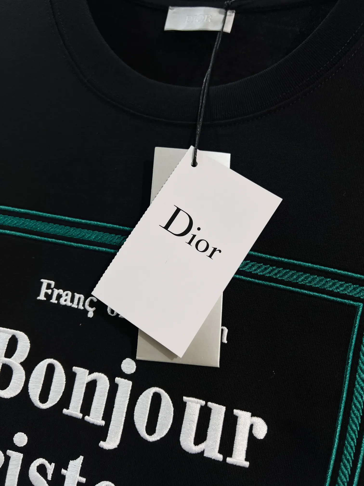 Bonjour Tristesse Embroidered Cotton T-Shirt D14513044 — view 4