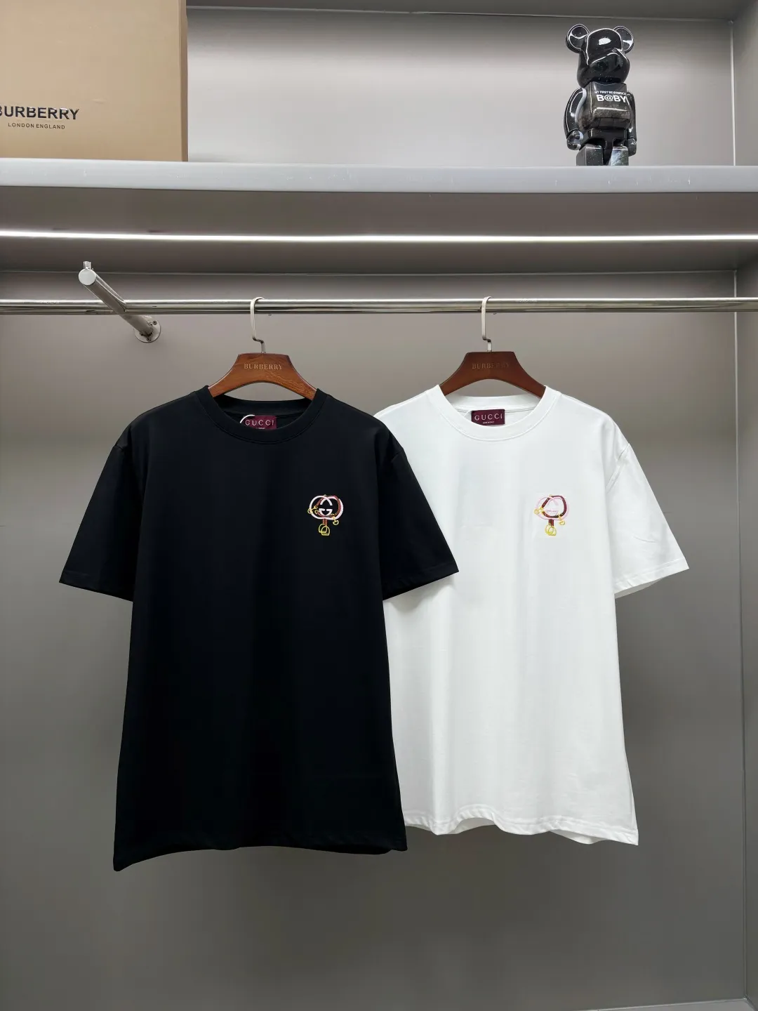 Interlocking G Embroidered Cotton T-Shirt D14513131 — view 9