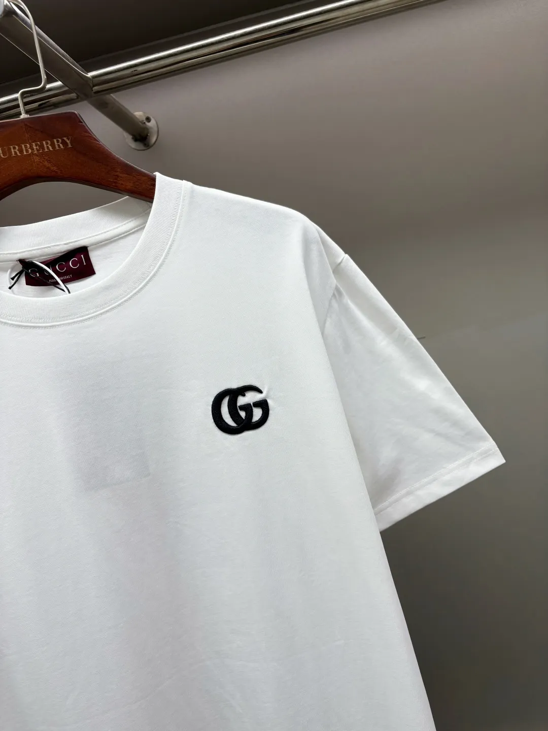 Double G Embroidered Cotton T-Shirt D14513129 — view 3
