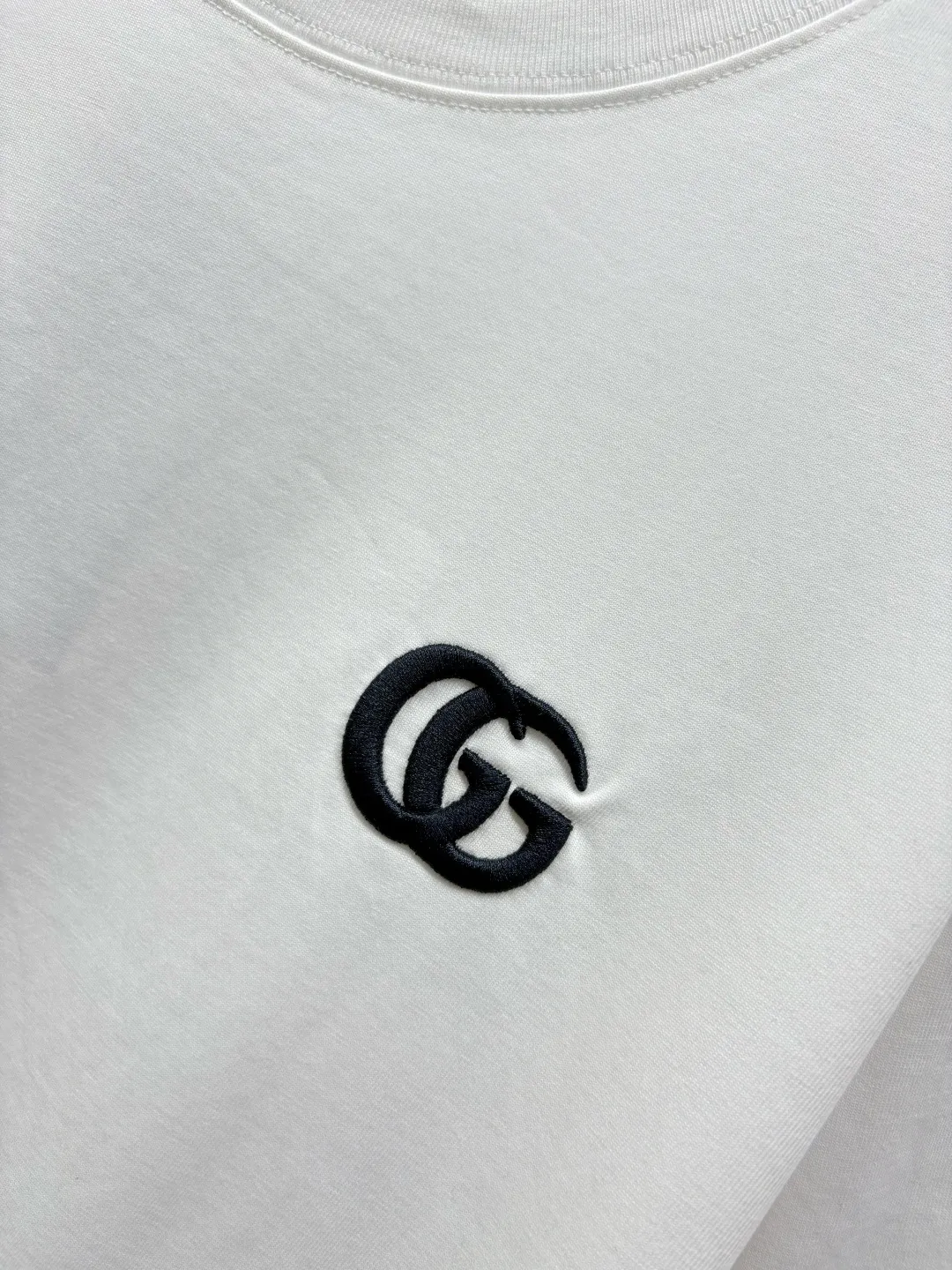 Double G Embroidered Cotton T-Shirt D14513129 — view 5
