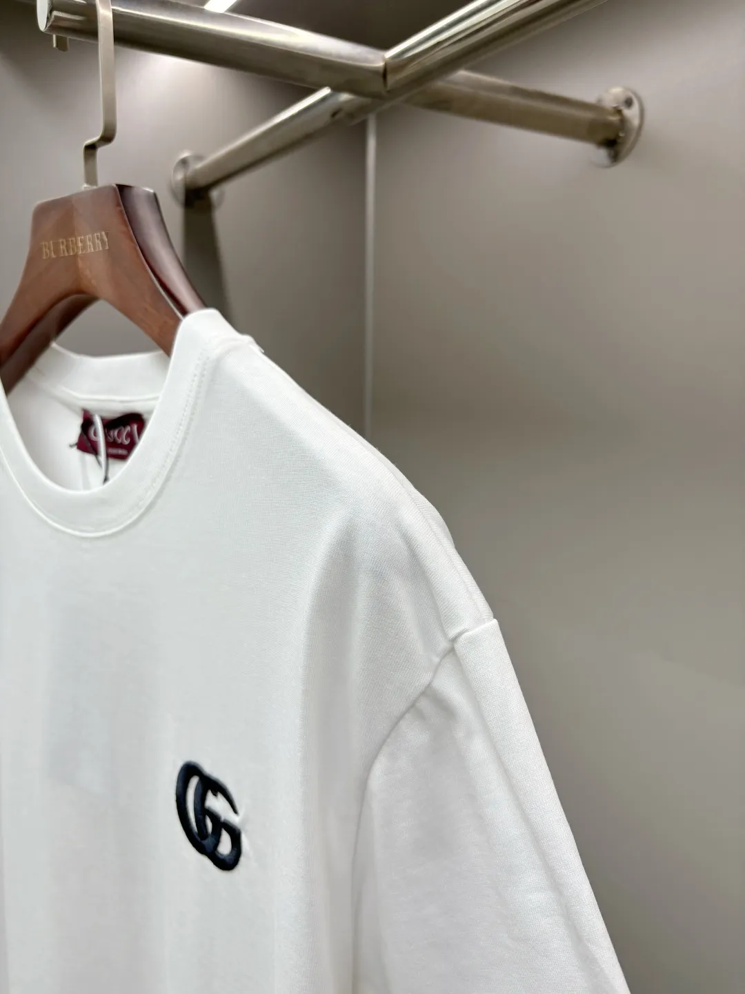 Double G Embroidered Cotton T-Shirt D14513129 — view 6