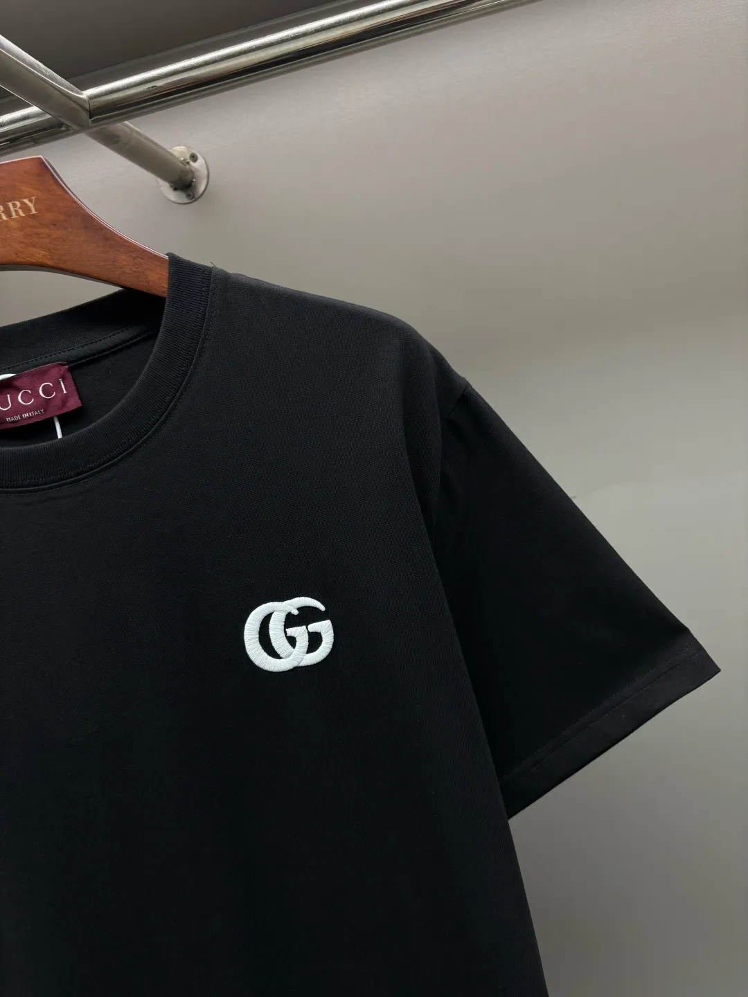 Double G Embroidered Cotton T-Shirt D14513126 — view 3