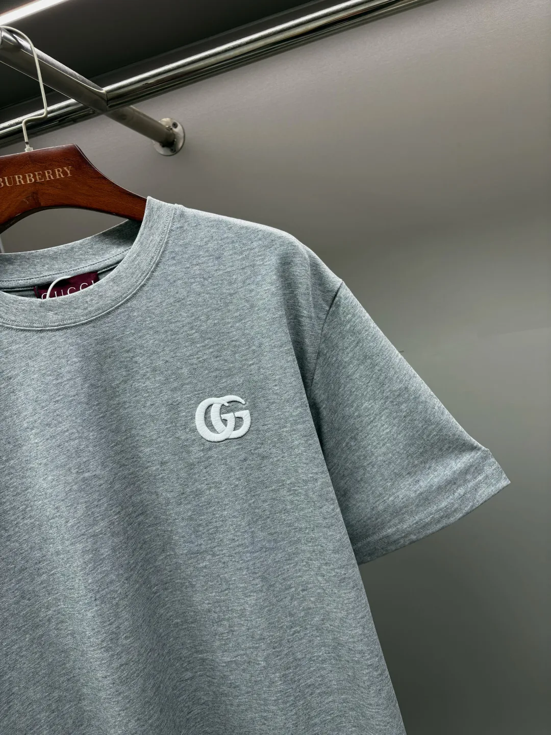 Double G Embroidered Cotton T-Shirt D14513127 — view 3