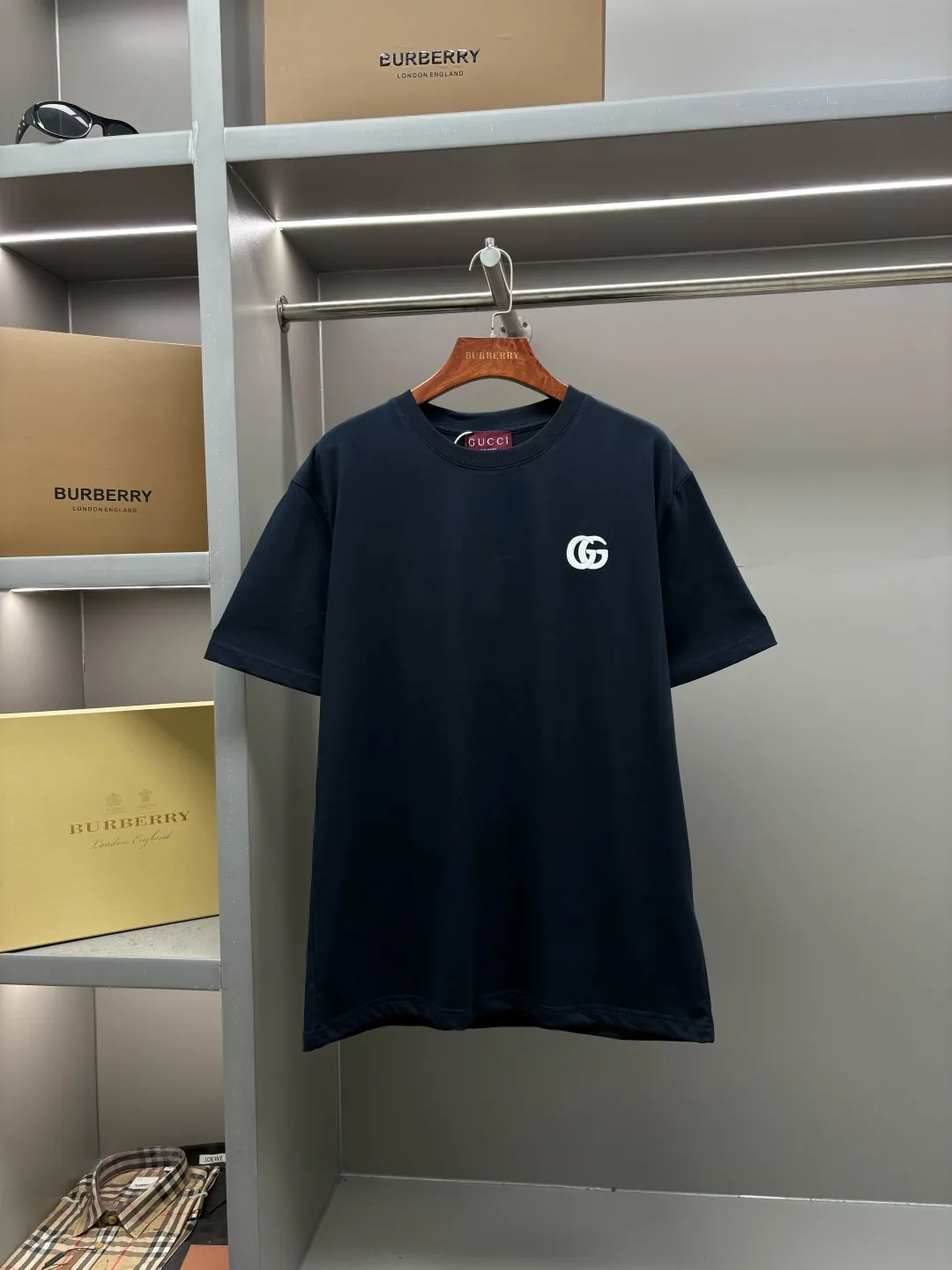 Double G Embroidered Cotton T-Shirt D14513128