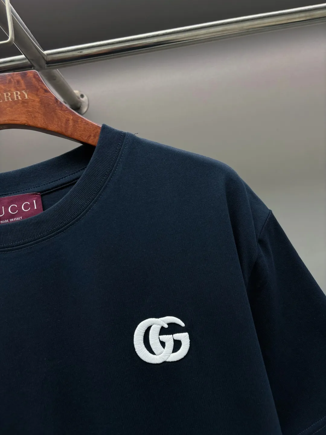 Double G Embroidered Cotton T-Shirt D14513128 — view 6