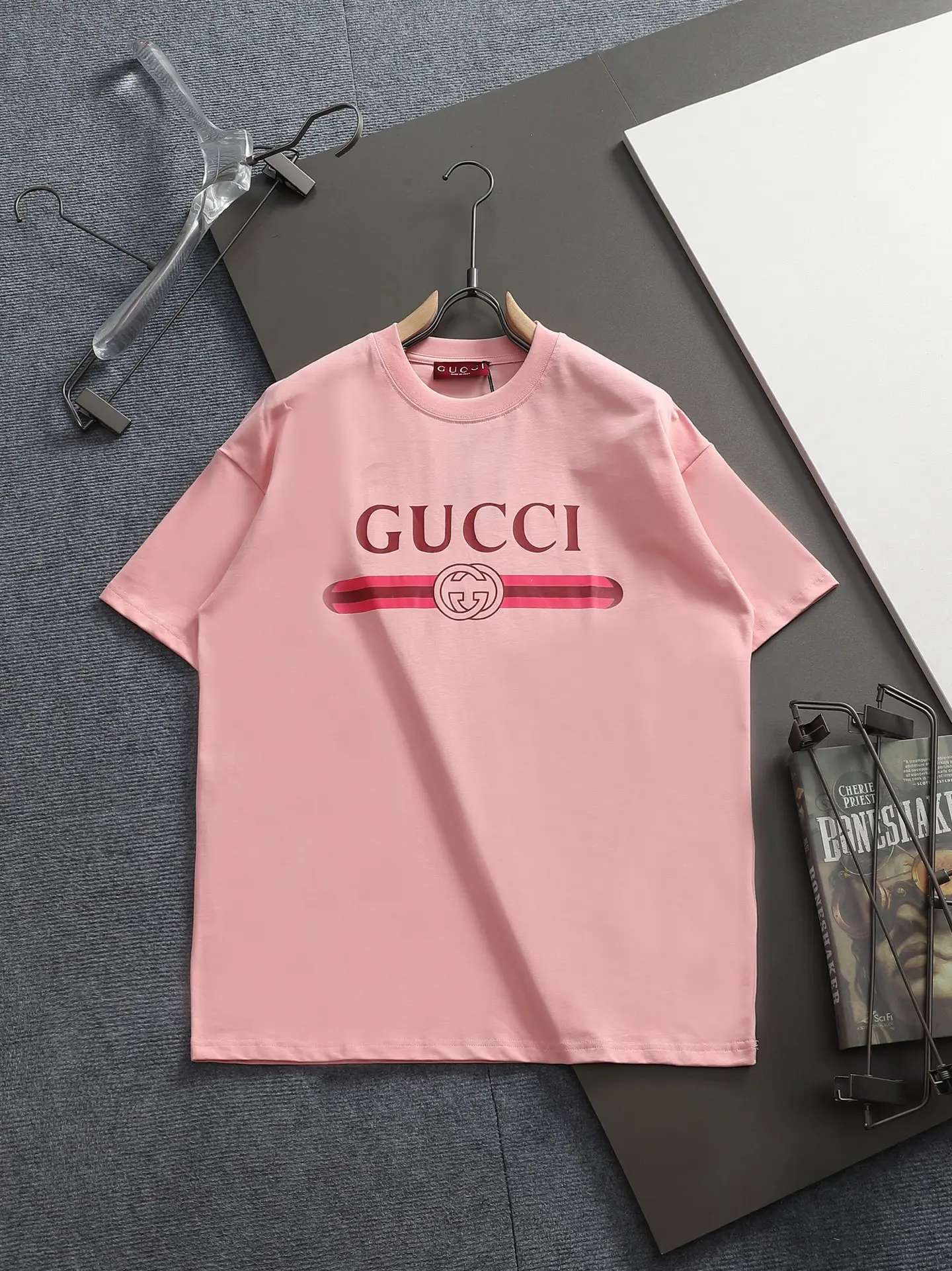 Vintage Logo Print Cotton T-Shirt D14514005