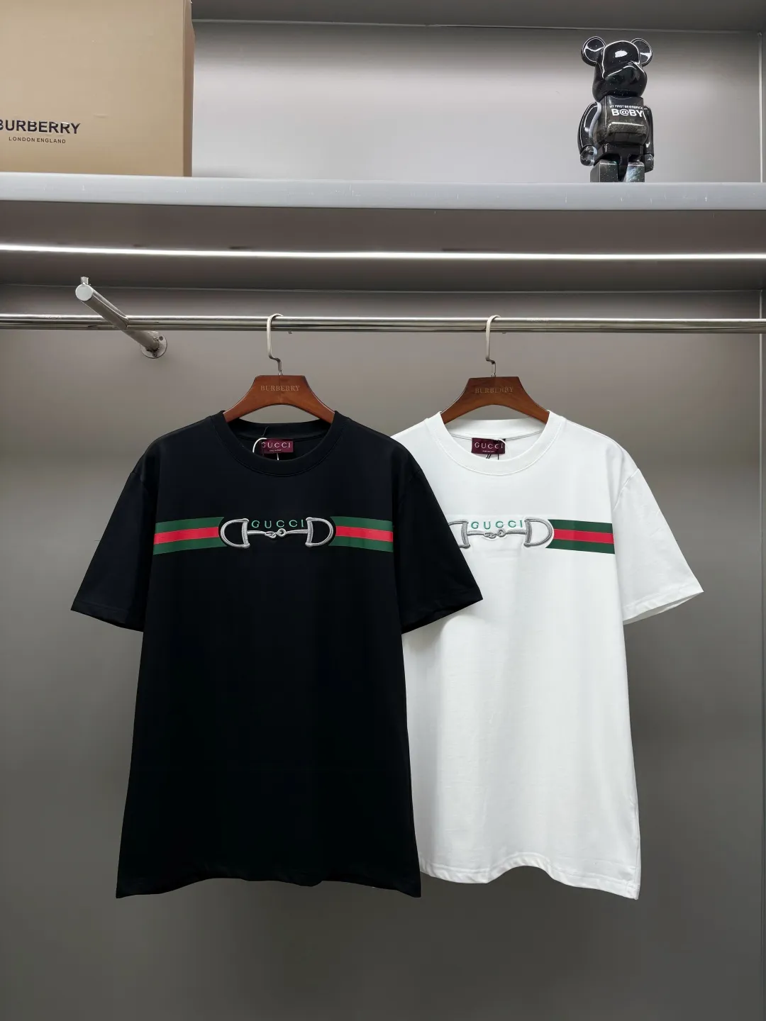 Horsebit Web-Stripe Embroidered T-Shirt D14513122 — view 9