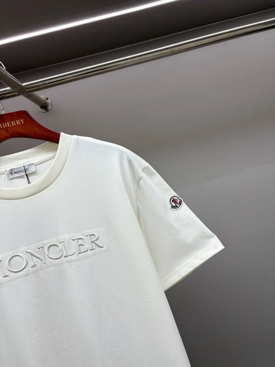 Embroidered Logo Cotton T-Shirt D14513138 — view 3