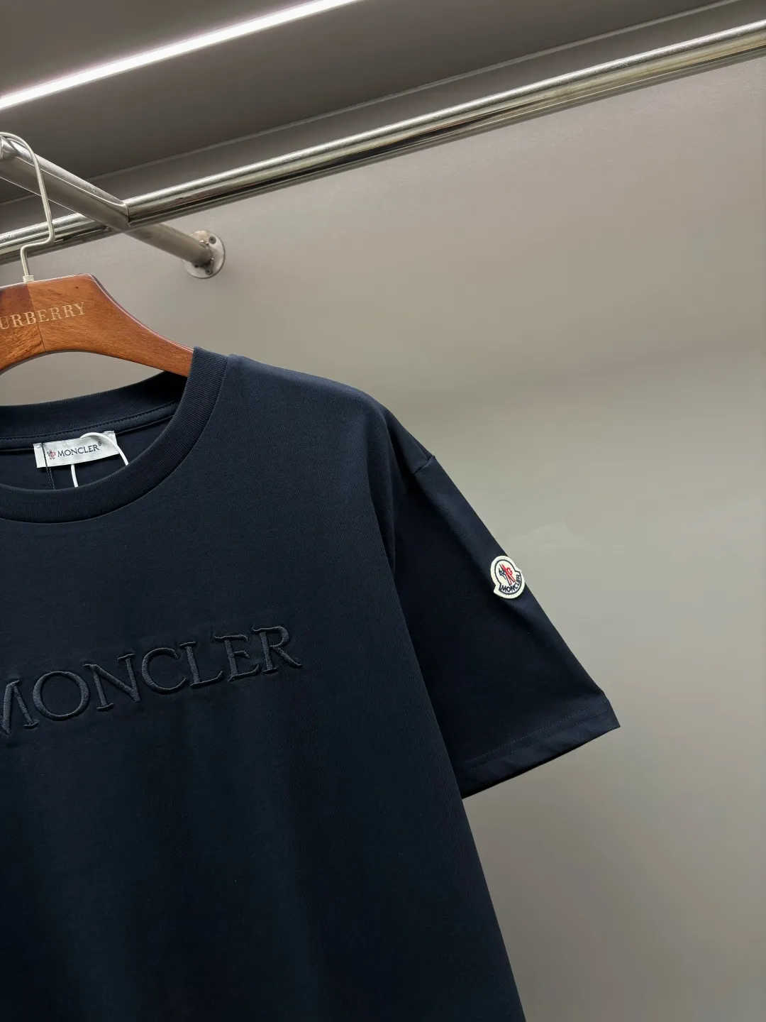 Embroidered Logo Cotton T-Shirt D14513137 — view 3