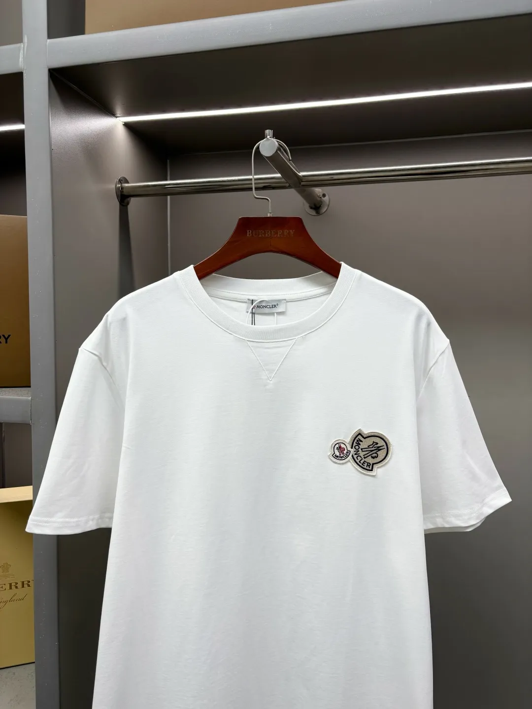 Double Logo Patch Cotton T-Shirt D14513301 — view 2