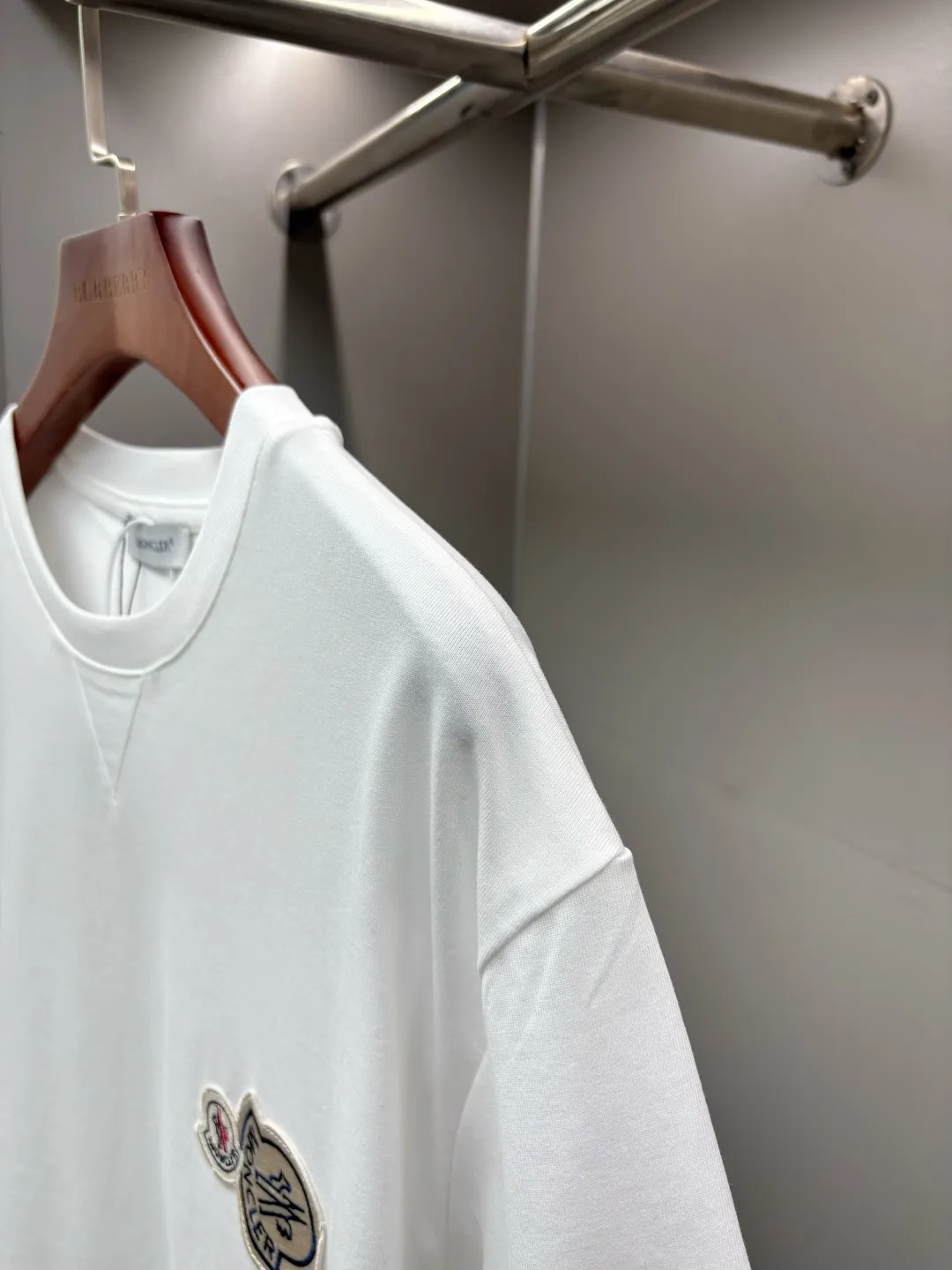 Double Logo Patch Cotton T-Shirt D14513301 — view 6