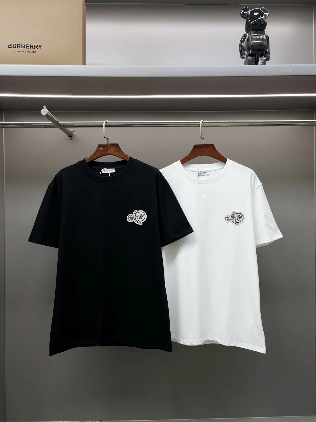 Double Logo Patch Cotton T-Shirt D14513301 — view 9