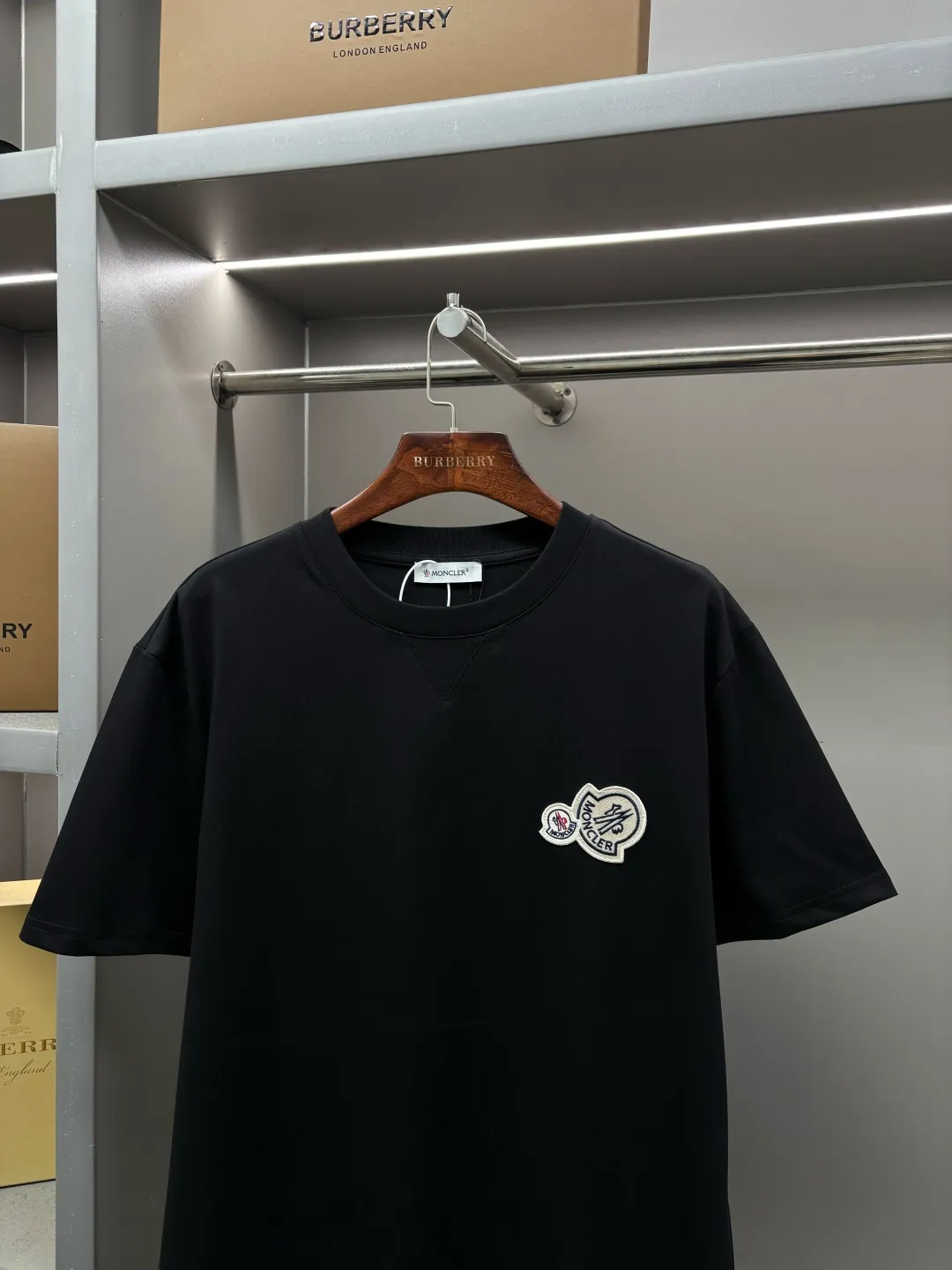 Double Logo Patch Cotton T-Shirt D14513302 — view 2