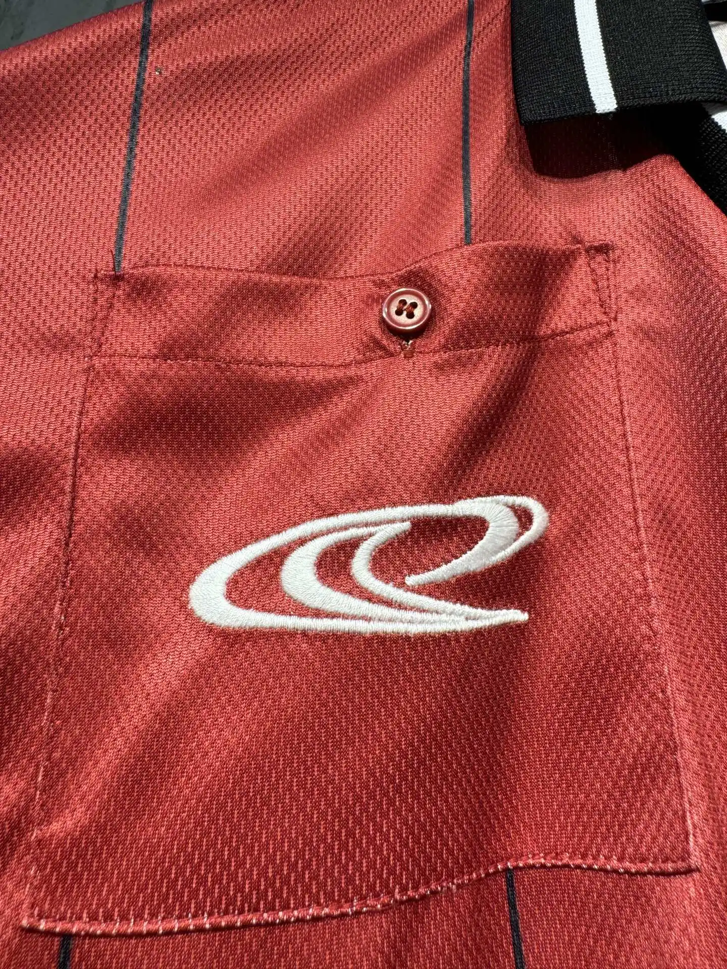 Vintage Pinstripe Football Jersey D14523041 — view 10