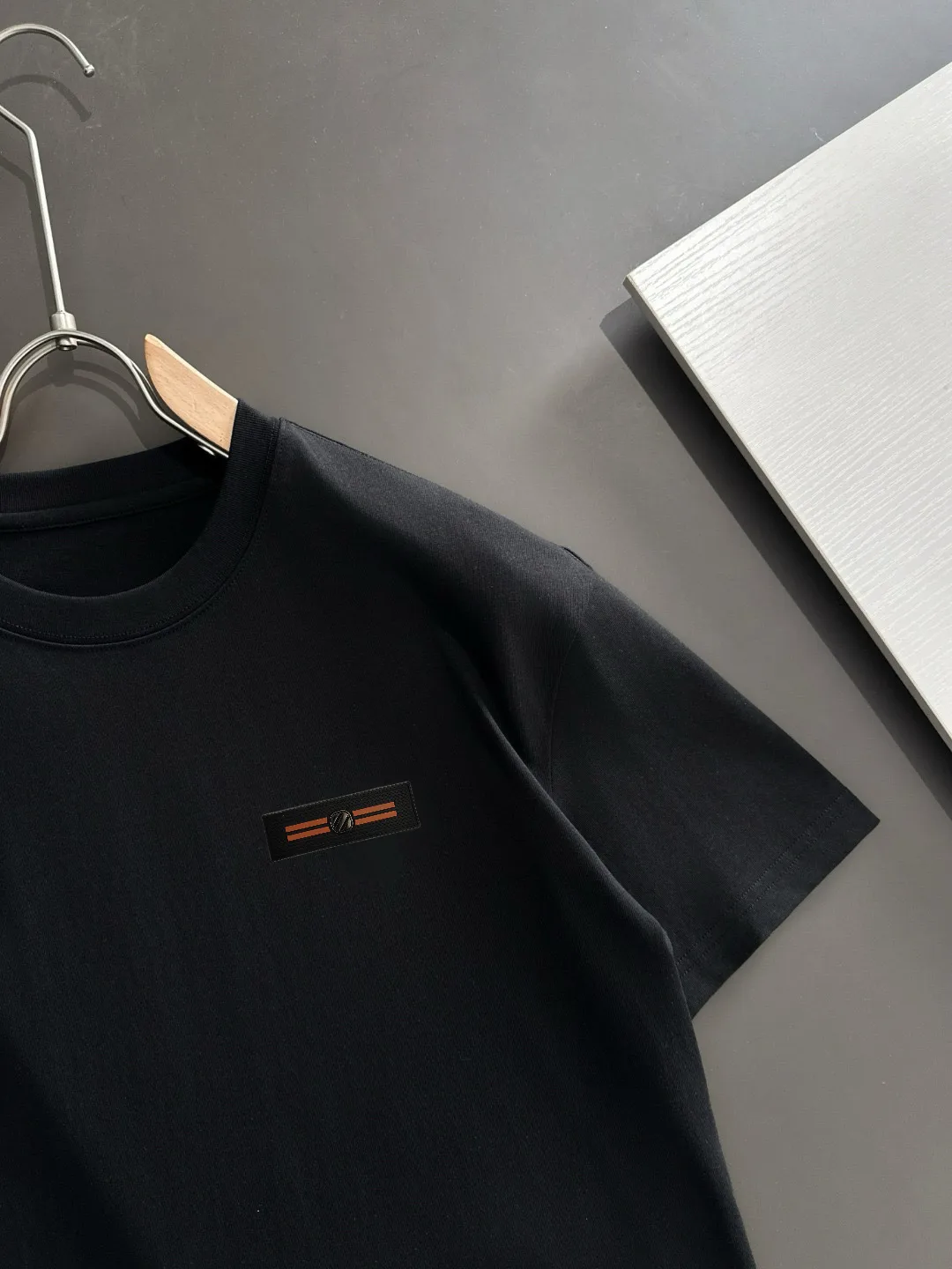 Logo-Patch Cotton Jersey T-Shirt D14514102 — view 2