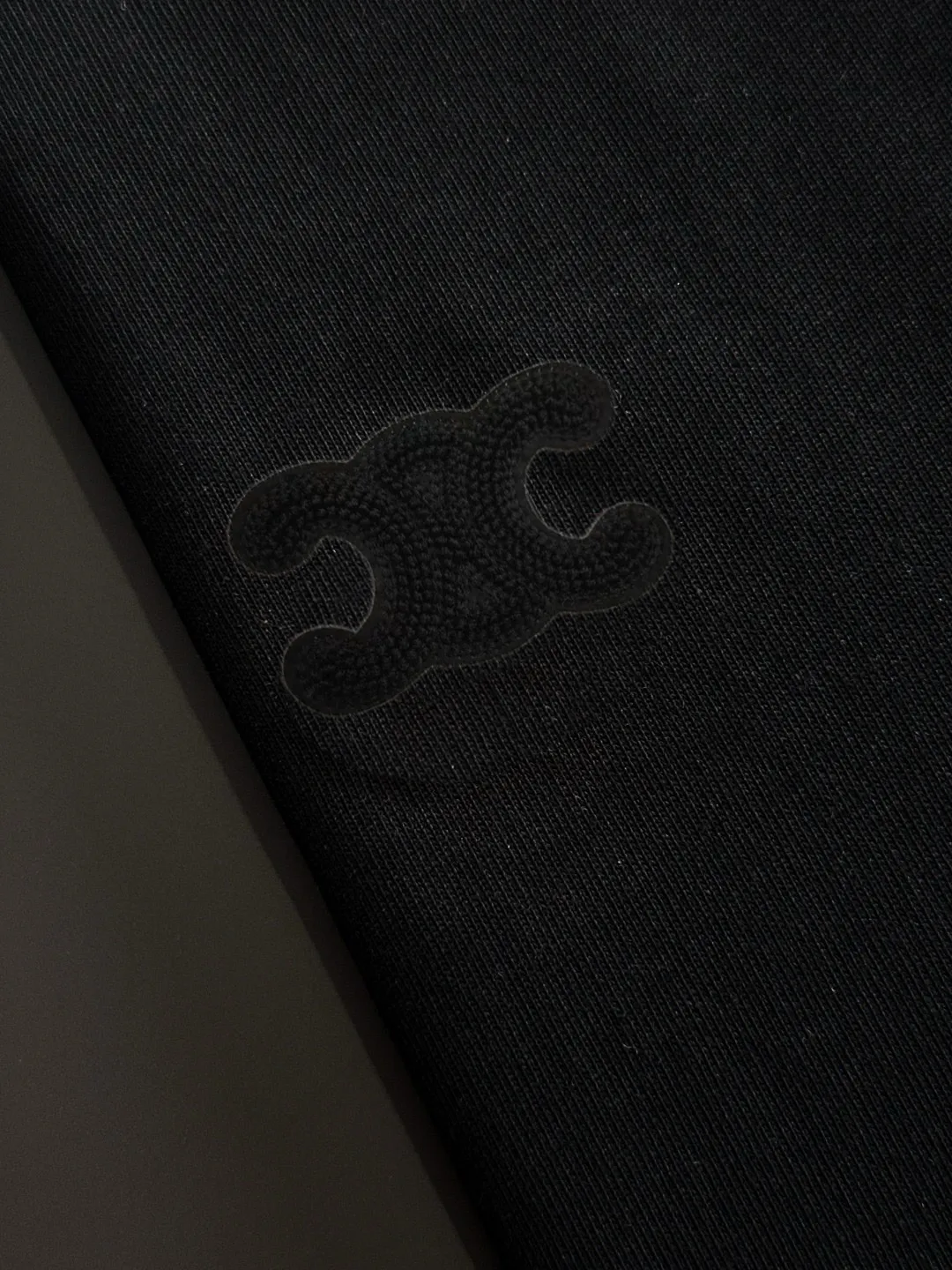 Triomphe Logo Patch Cotton T-Shirt D14514110 — view 4