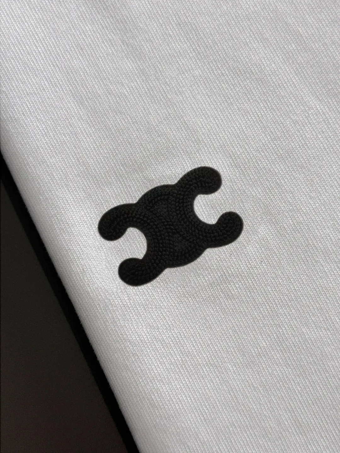 Triomphe Logo Patch Cotton T-Shirt D14514111 — view 4