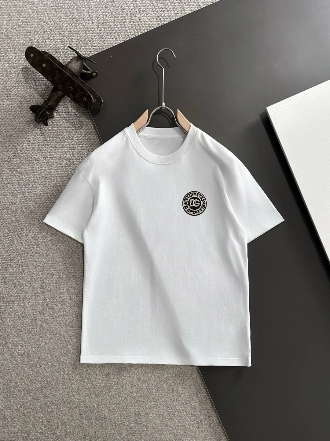 Logo Patch Cotton Jersey T-Shirt D14514095