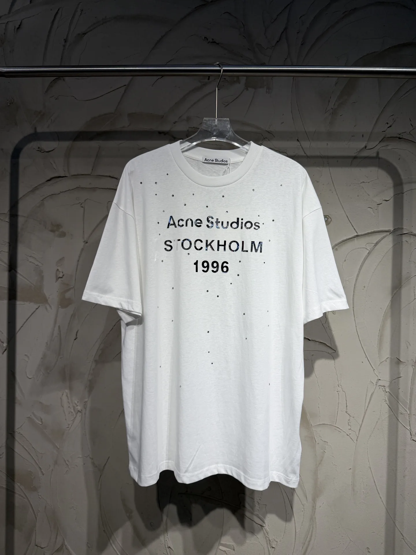 1996 Rhinestone Logo Oversized T-Shirt D15023055